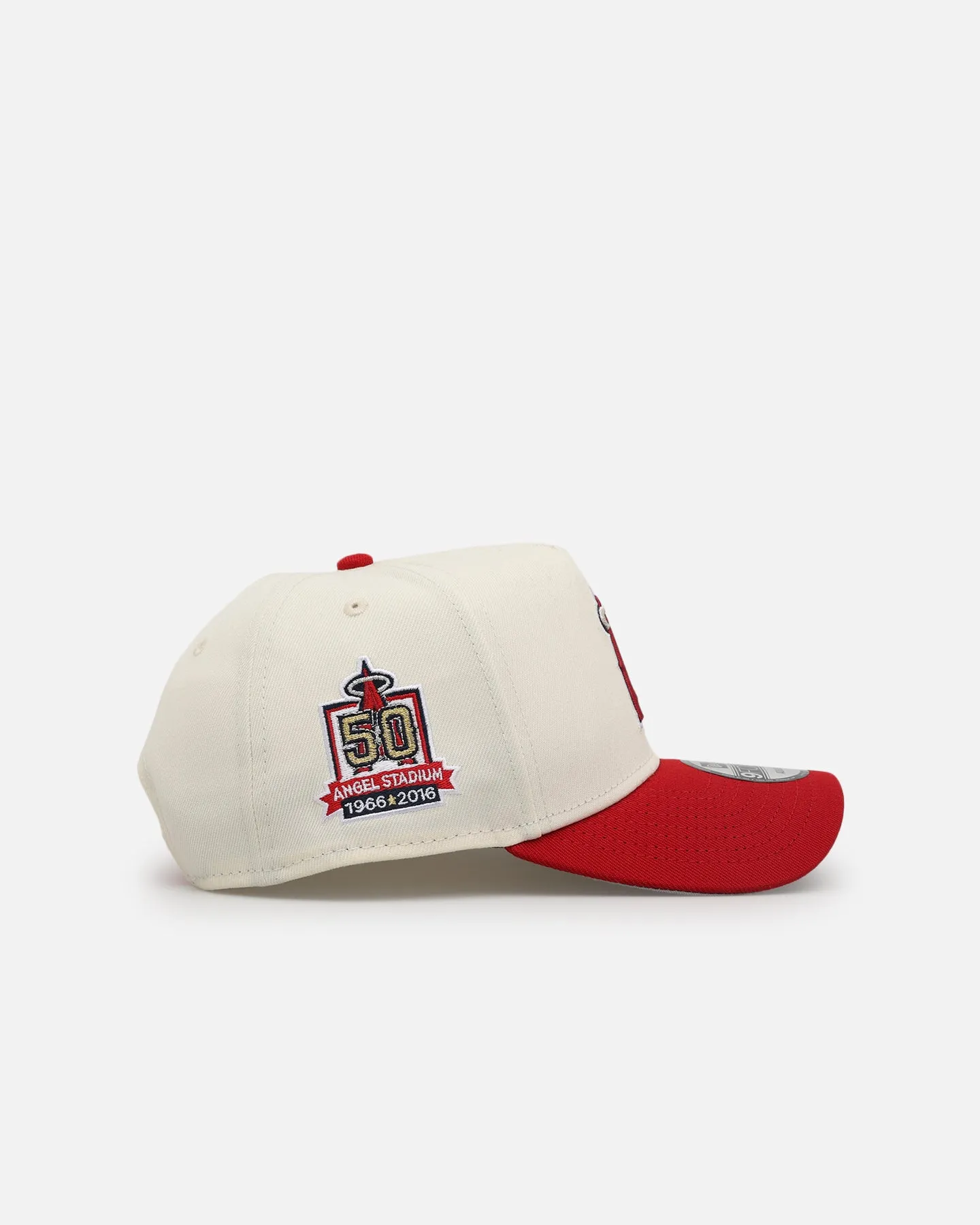 New Era Los Angeles Angels 'Team Color Visor' 9FORTY A-Frame Snapback Chrome sold by Culture Kings product image thumbnail 3