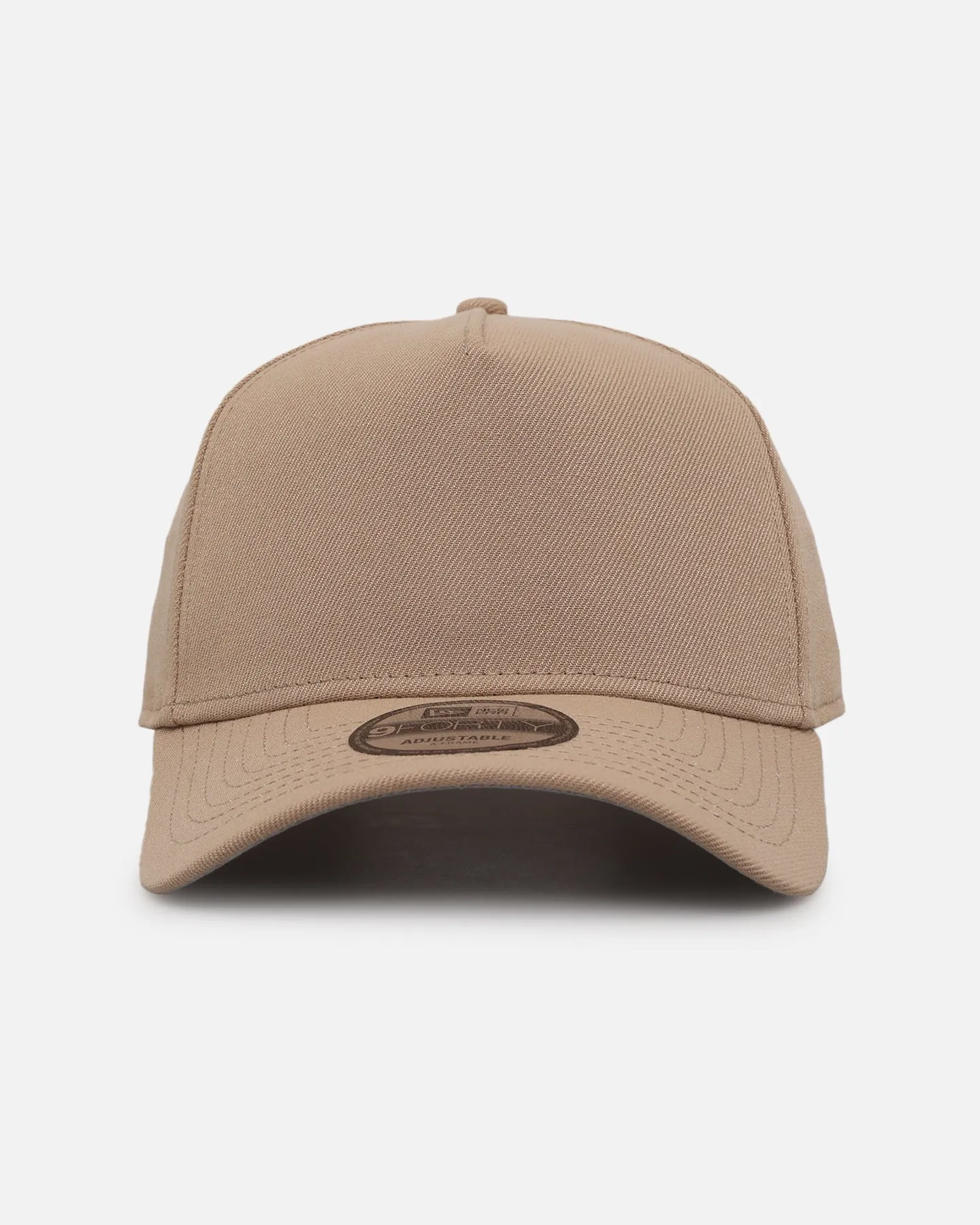New Era Blank 9FORTY A-Frame Snapback Camel sold by Culture Kings