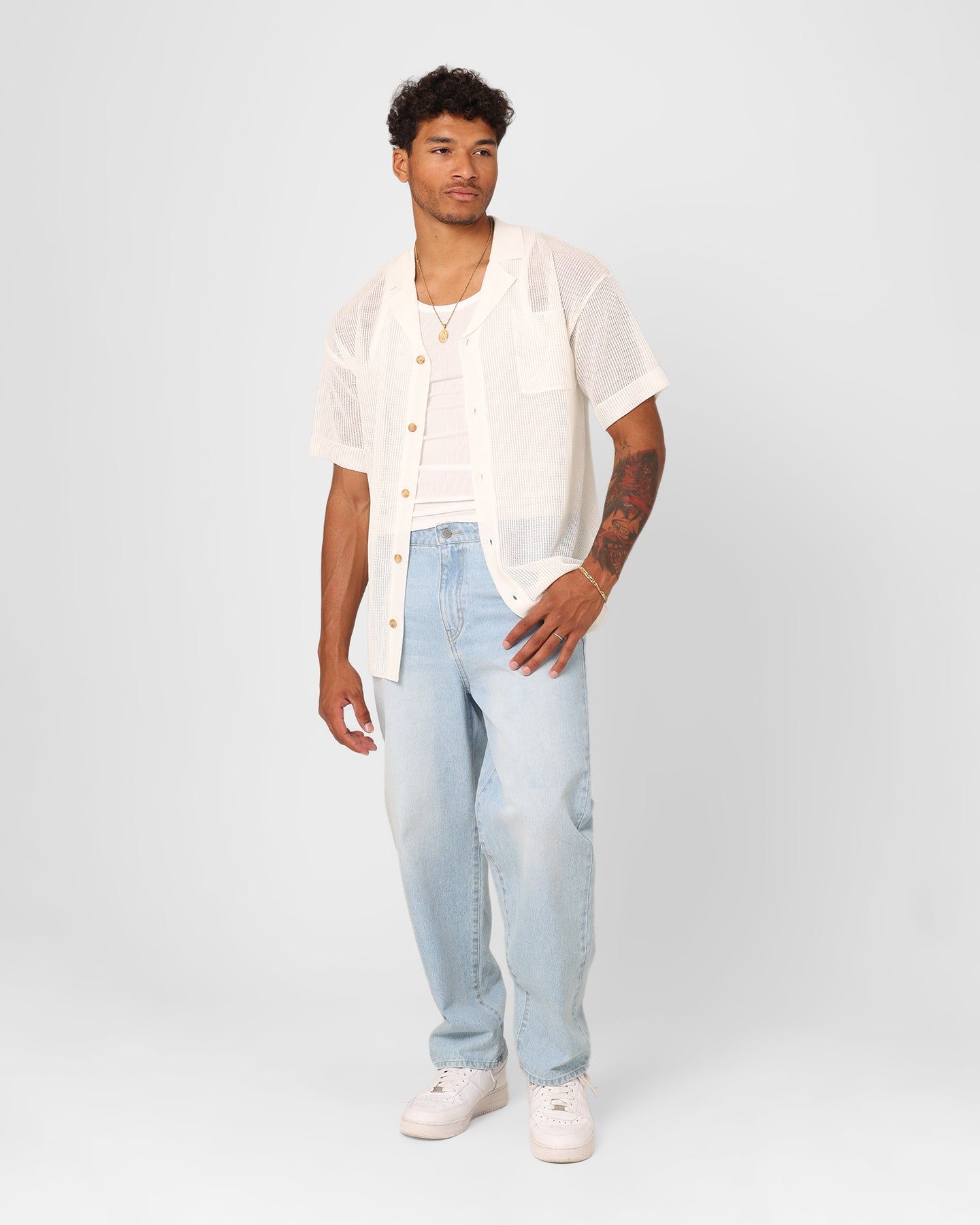 XXIII Ryda Button Up Shirt White sold by Culture Kings product image thumbnail 2