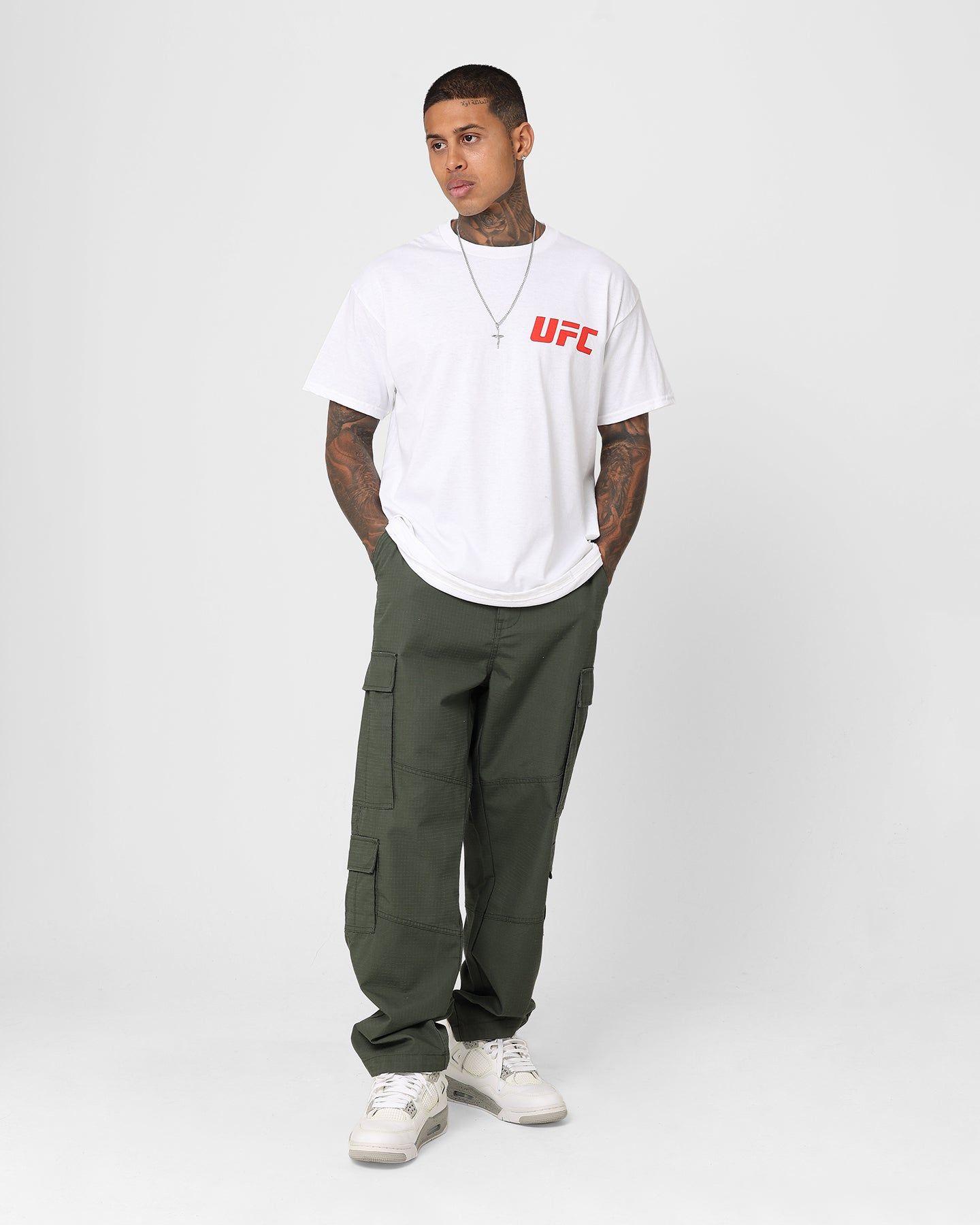 UFC By Goat Crew Logo T-Shirt White sold by Culture Kings product image thumbnail 3