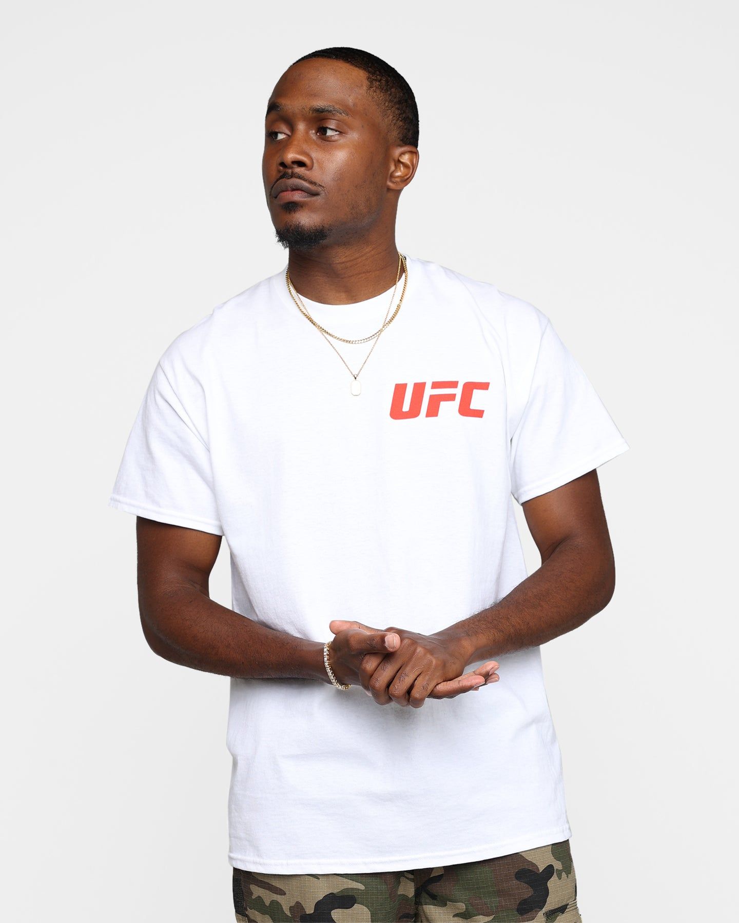UFC By Goat Crew Logo T-Shirt White sold by Culture Kings product image thumbnail 2