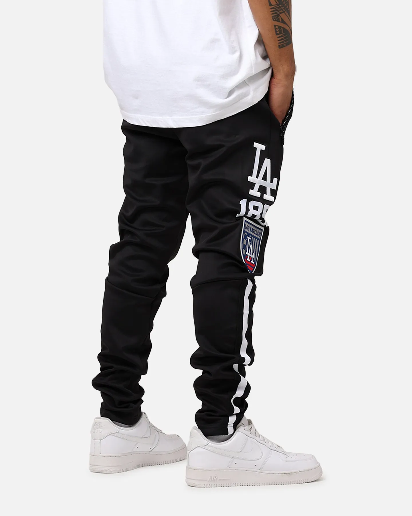 Pro Standard Los Angeles Dodgers Fast Lane Track Pants Black sold by Culture Kings product image thumbnail 3