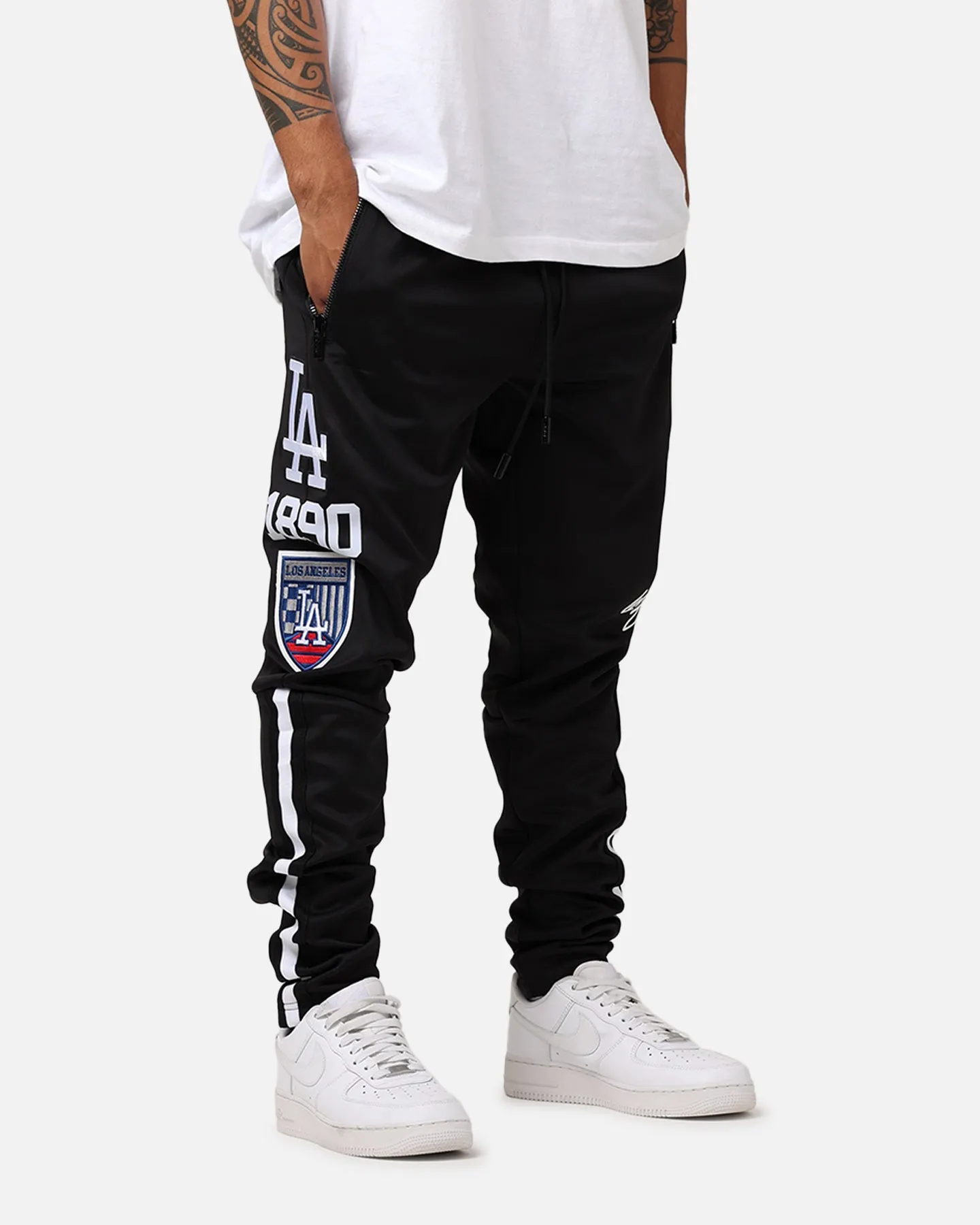 Pro Standard Los Angeles Dodgers Fast Lane Track Pants Black sold by Culture Kings product image thumbnail 5