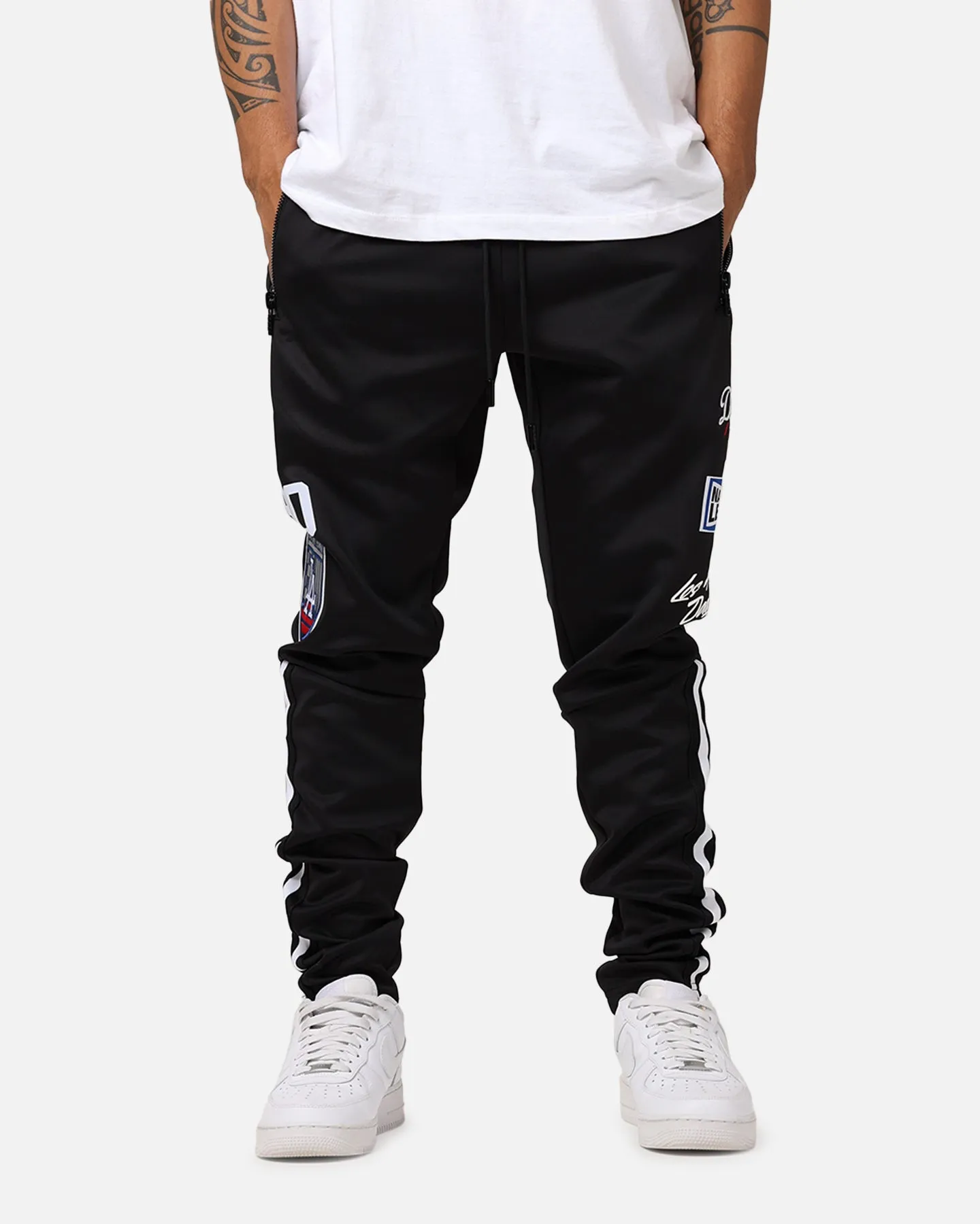 Pro Standard Los Angeles Dodgers Fast Lane Track Pants Black sold by Culture Kings