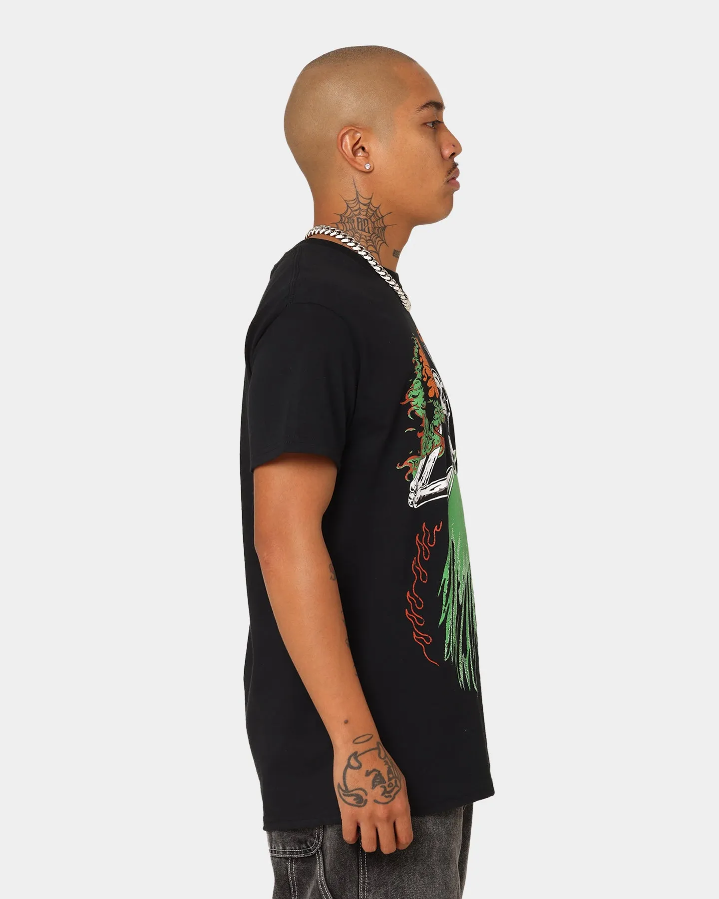 Goat Crew Playoff Skeleton T-Shirt Black/Green sold by Culture Kings product image thumbnail 5