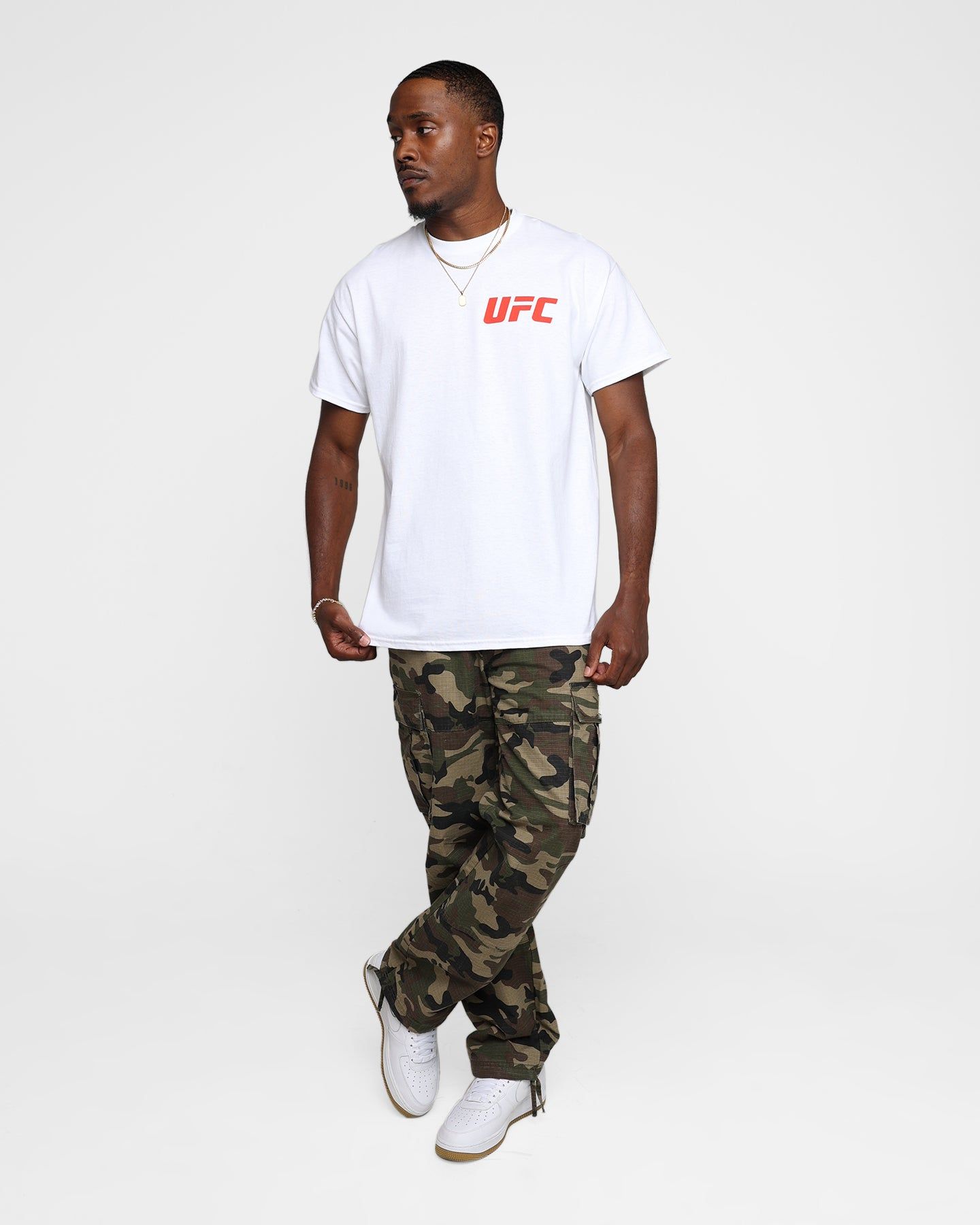 UFC By Goat Crew Logo T-Shirt White sold by Culture Kings product image thumbnail 4