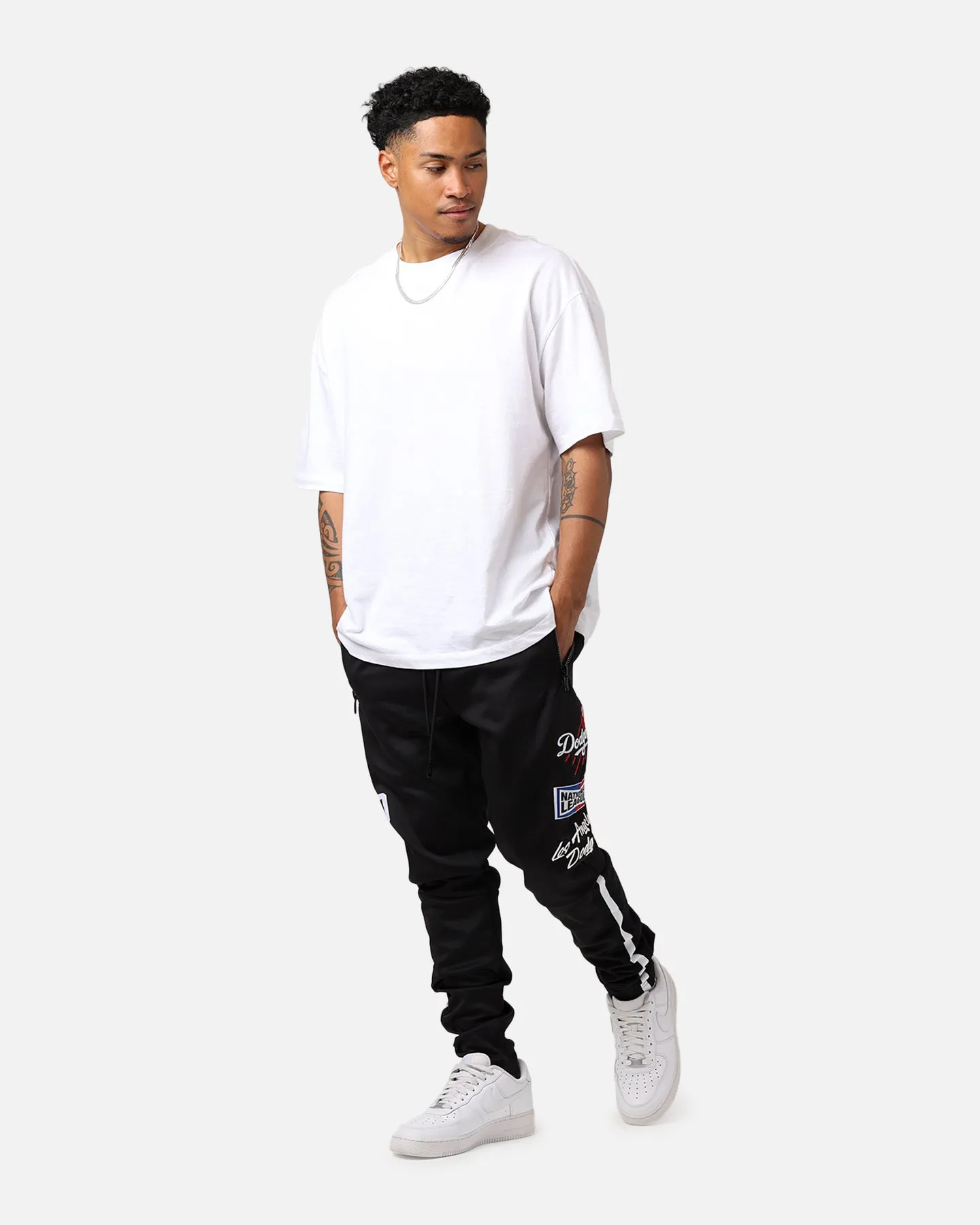 Pro Standard Los Angeles Dodgers Fast Lane Track Pants Black sold by Culture Kings product image thumbnail 2