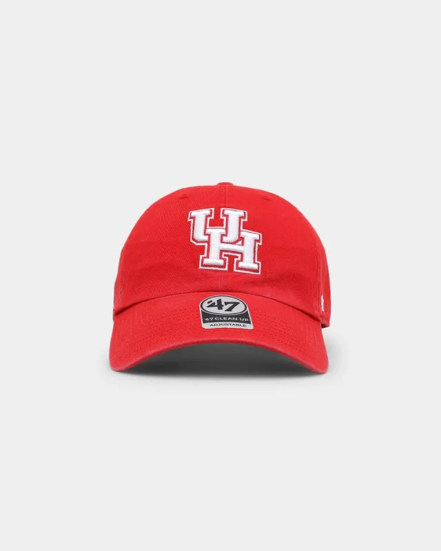 47 Brand Houston Cougars '47 Clean Up Strapback Red sold by Culture Kings