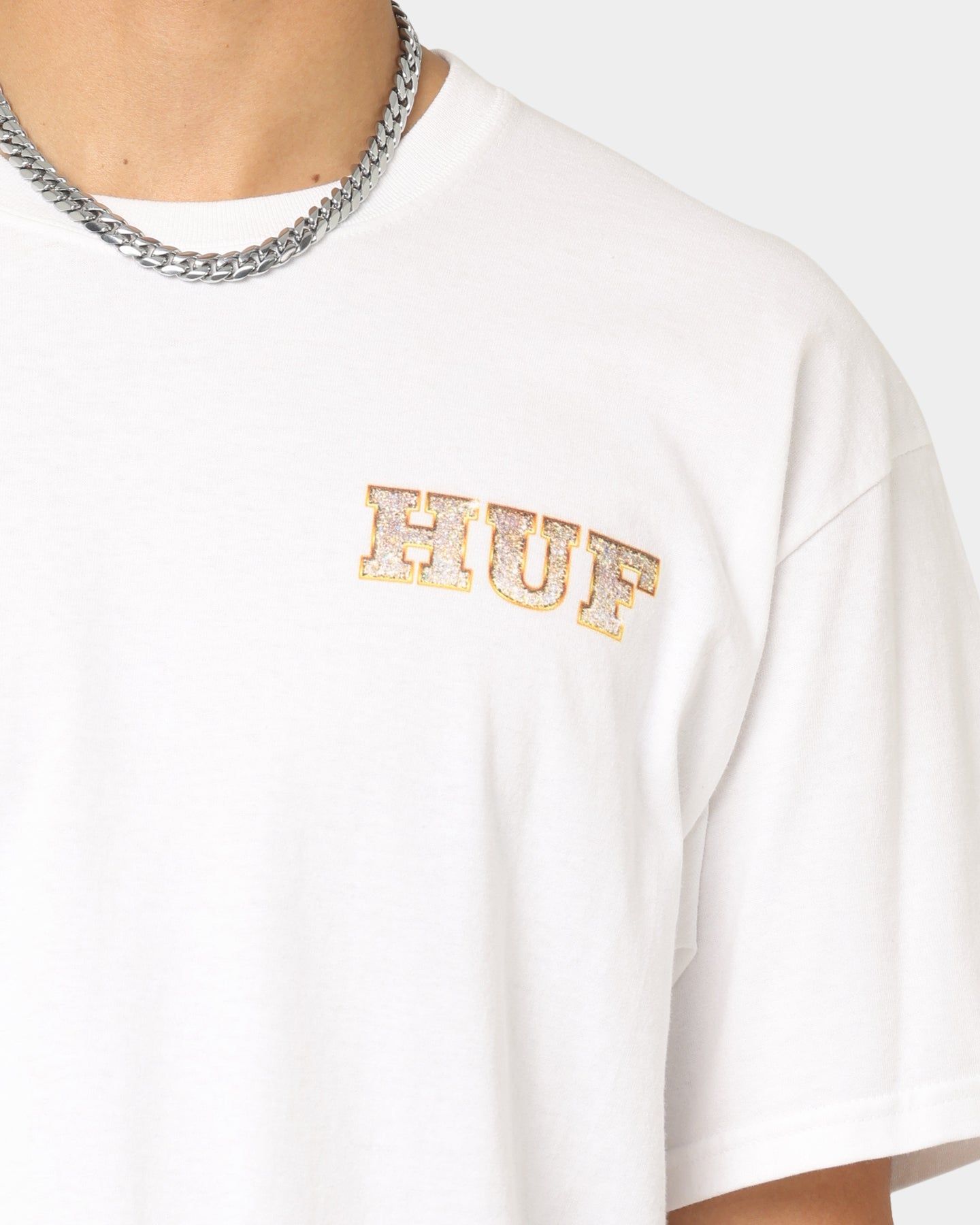 HUF X Playboy VVS Logo T-Shirt White sold by Culture Kings product image thumbnail 3