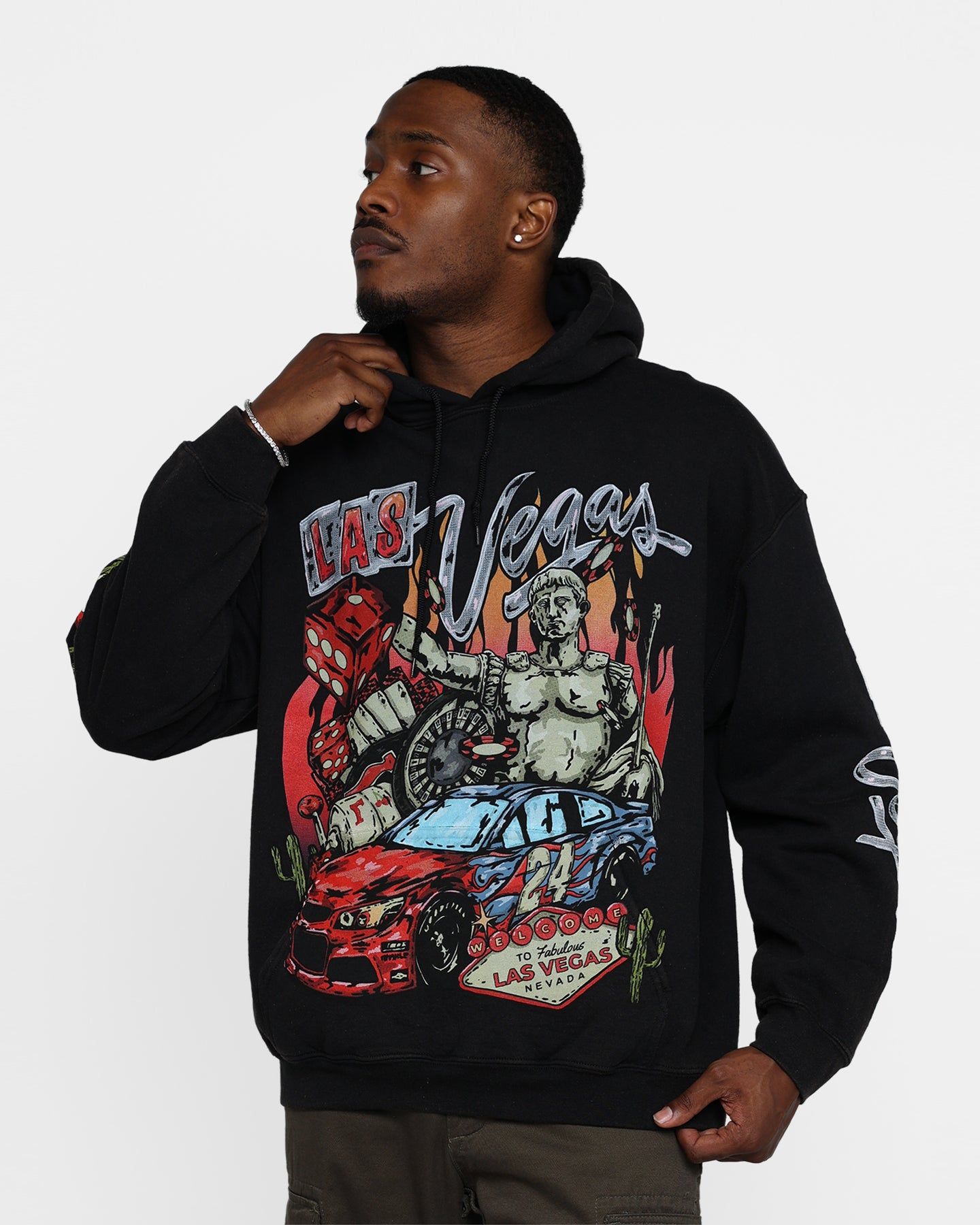 Goat Crew Dice Roll Hoodie Black Wash sold by Culture Kings
