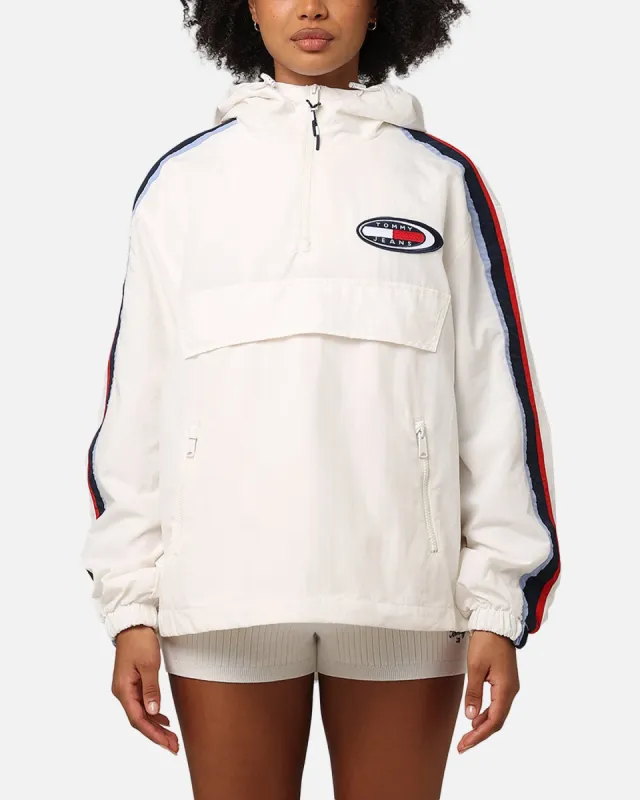 Tommy Jeans Women's TJW Archive Chicago Pullover Jacket Ancient White sold by Culture Kings