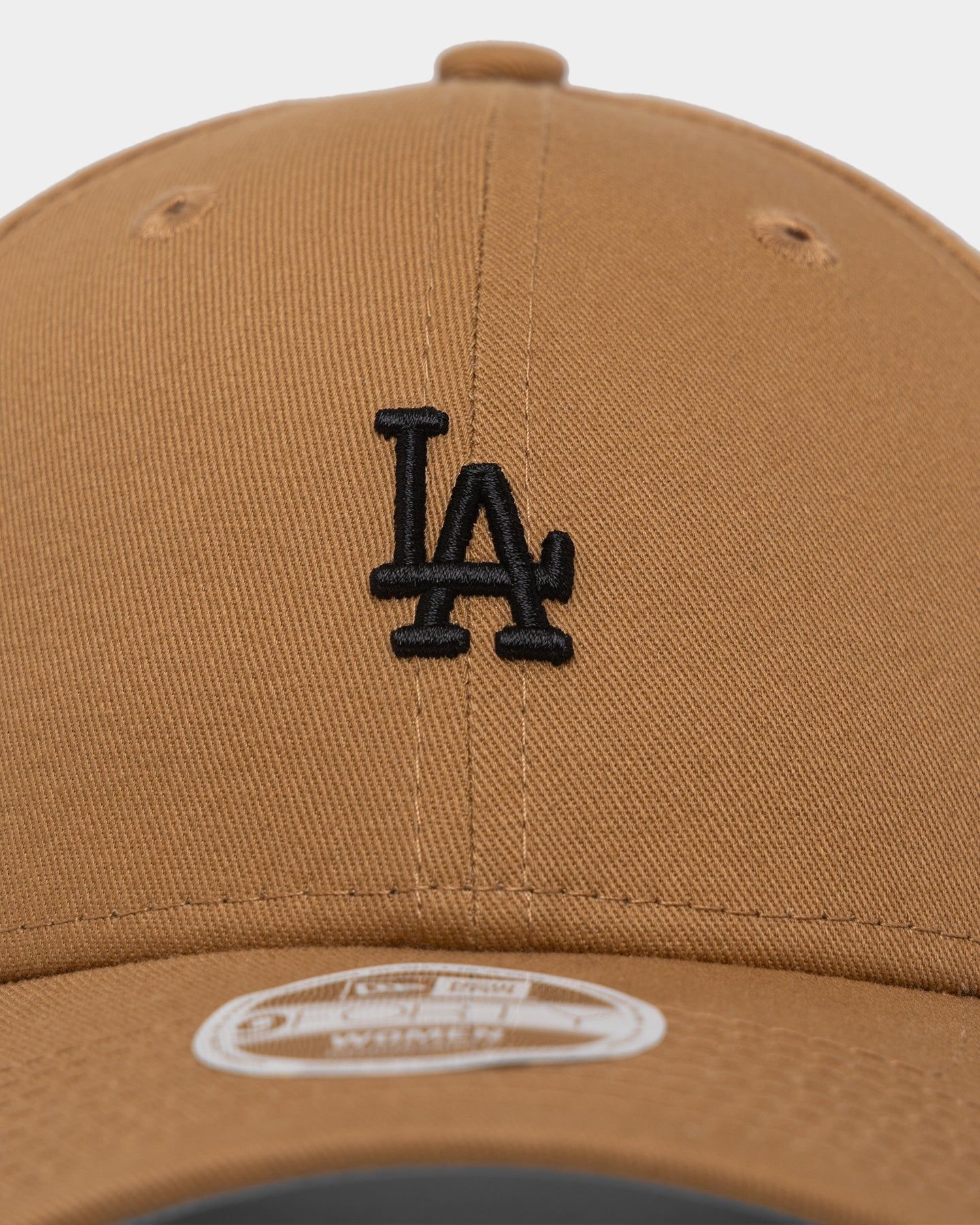 New Era Women's Los Angeles Dodgers 9FORTY Cloth Strap Mini Strapback Med Beige sold by Culture Kings product image thumbnail 5