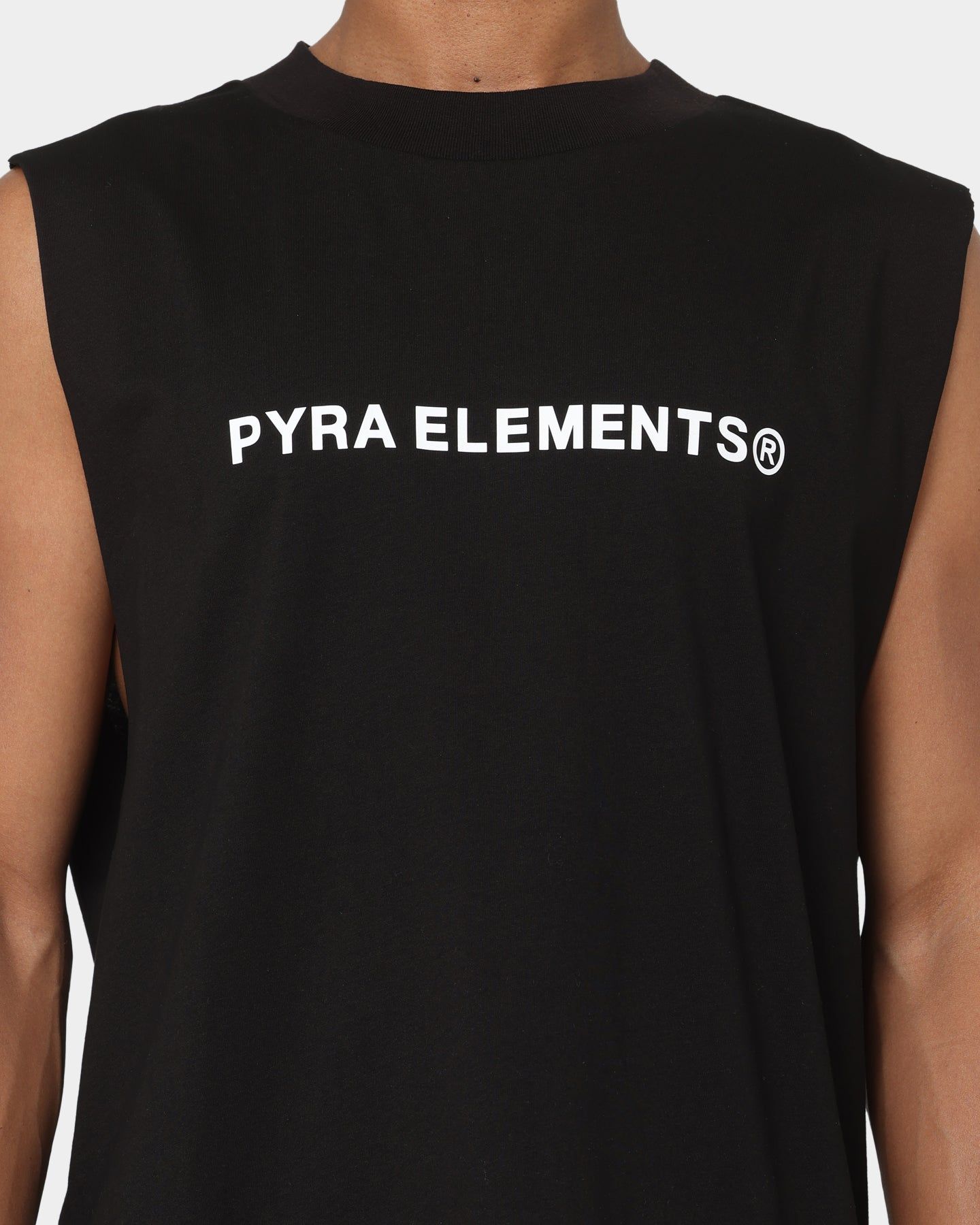 PYRA Elements Logo Tank Singlet Black/White sold by Culture Kings product image thumbnail 3