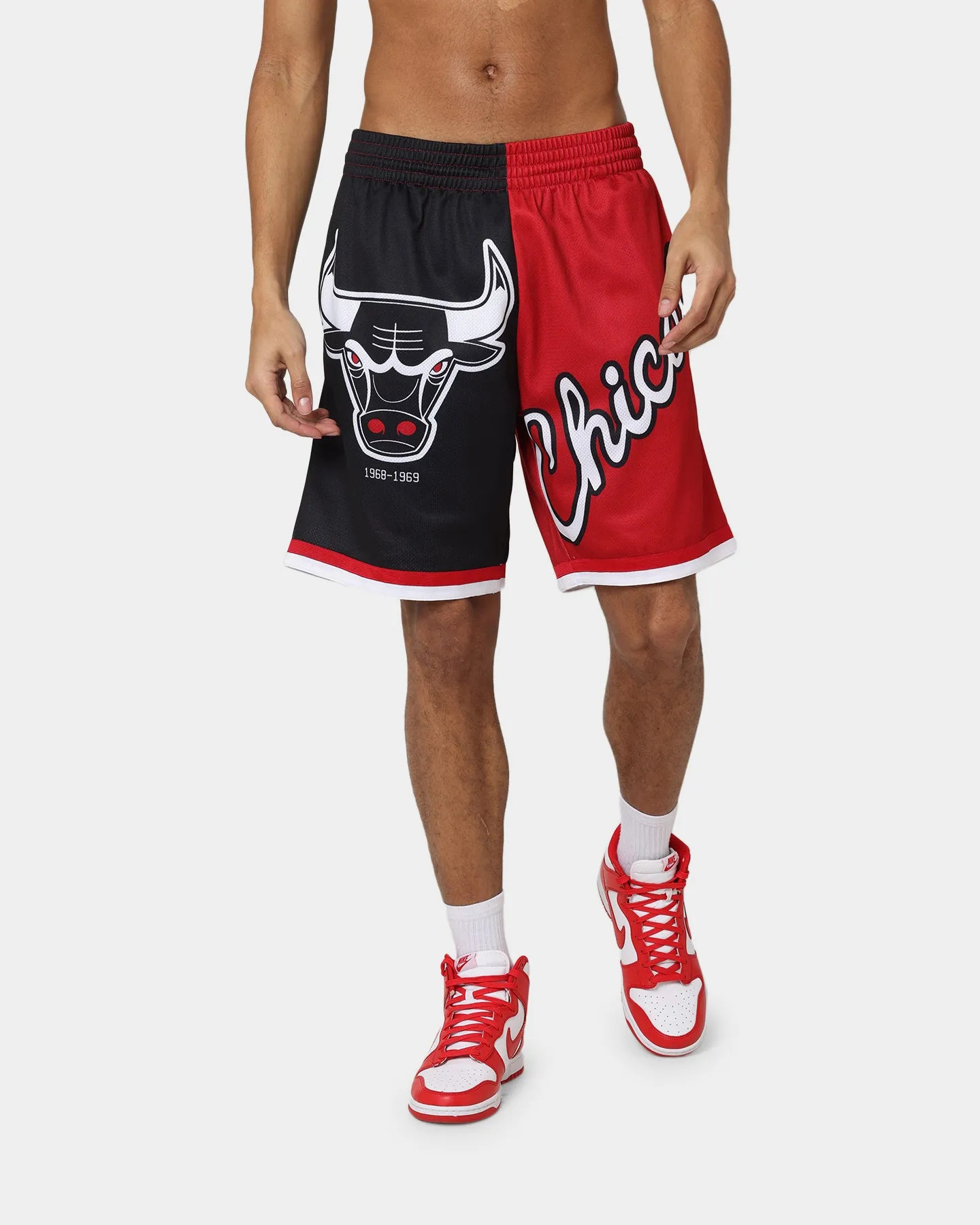 Mitchell & Ness Chicago Bulls Big Face 5.0 Shorts Black sold by Culture Kings