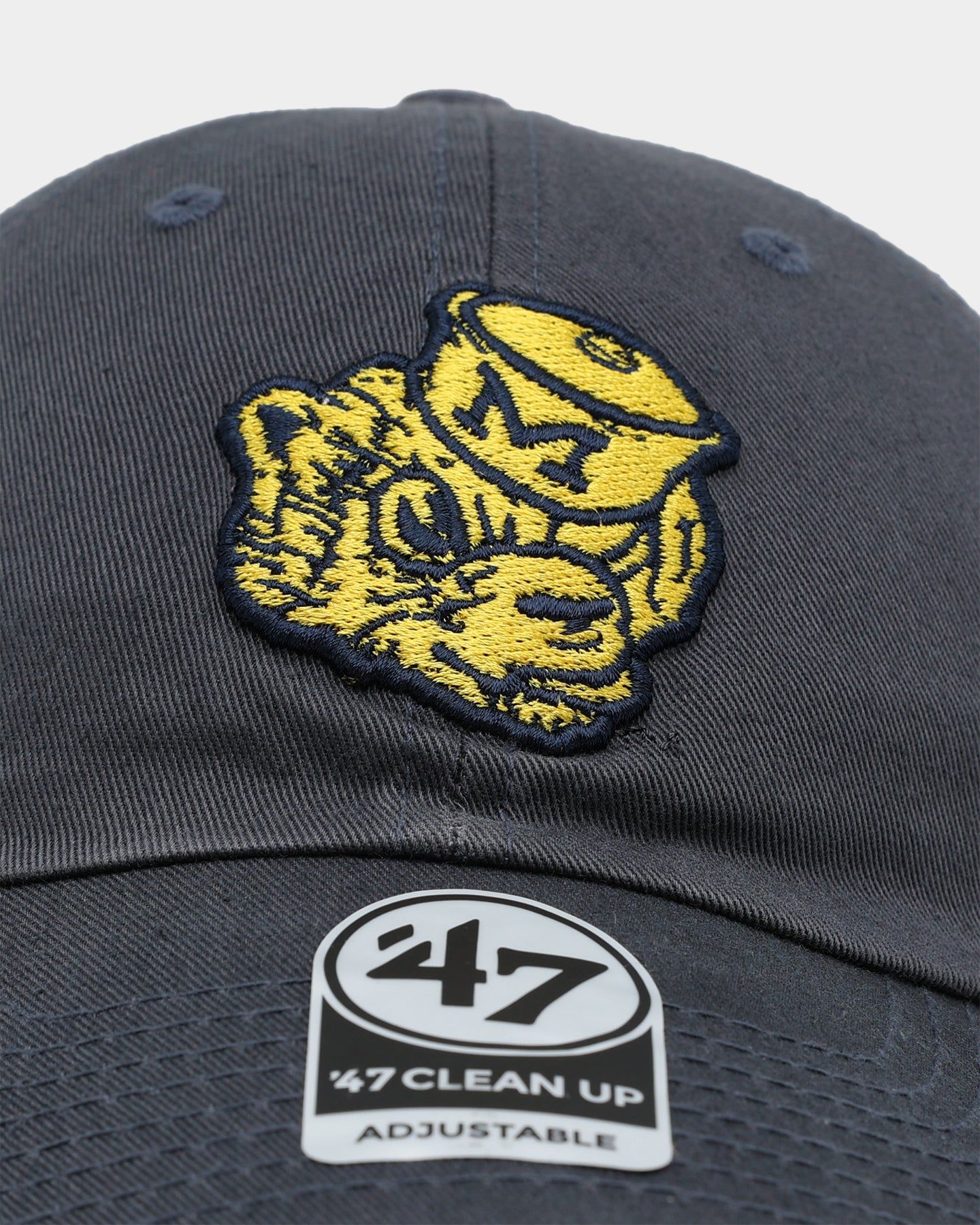 47 Brand Michigan Wolverines '47 Clean Up Strapback Vintage Navy sold by Culture Kings product image thumbnail 5