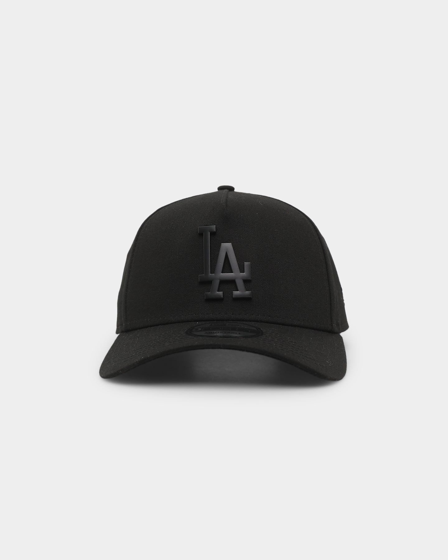 New Era Los Angeles Dodgers 'Metal Badge' 9FORTY A-Frame Snapback Black/Black sold by Culture Kings