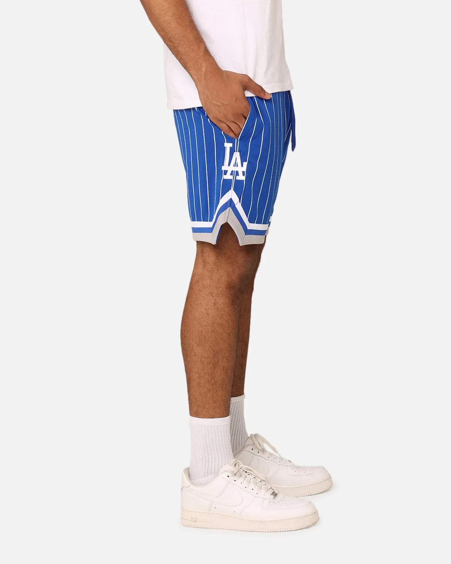 New Era Los Angeles Dodgers Pinstripe Shorts OTC sold by Culture Kings product image thumbnail 5