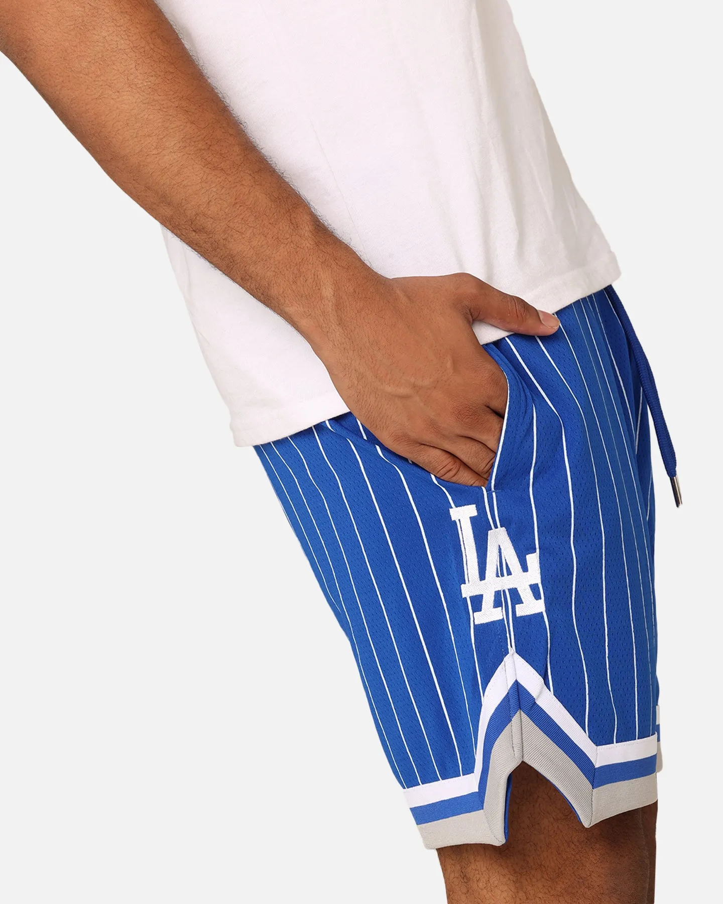 New Era Los Angeles Dodgers Pinstripe Shorts OTC sold by Culture Kings product image thumbnail 3