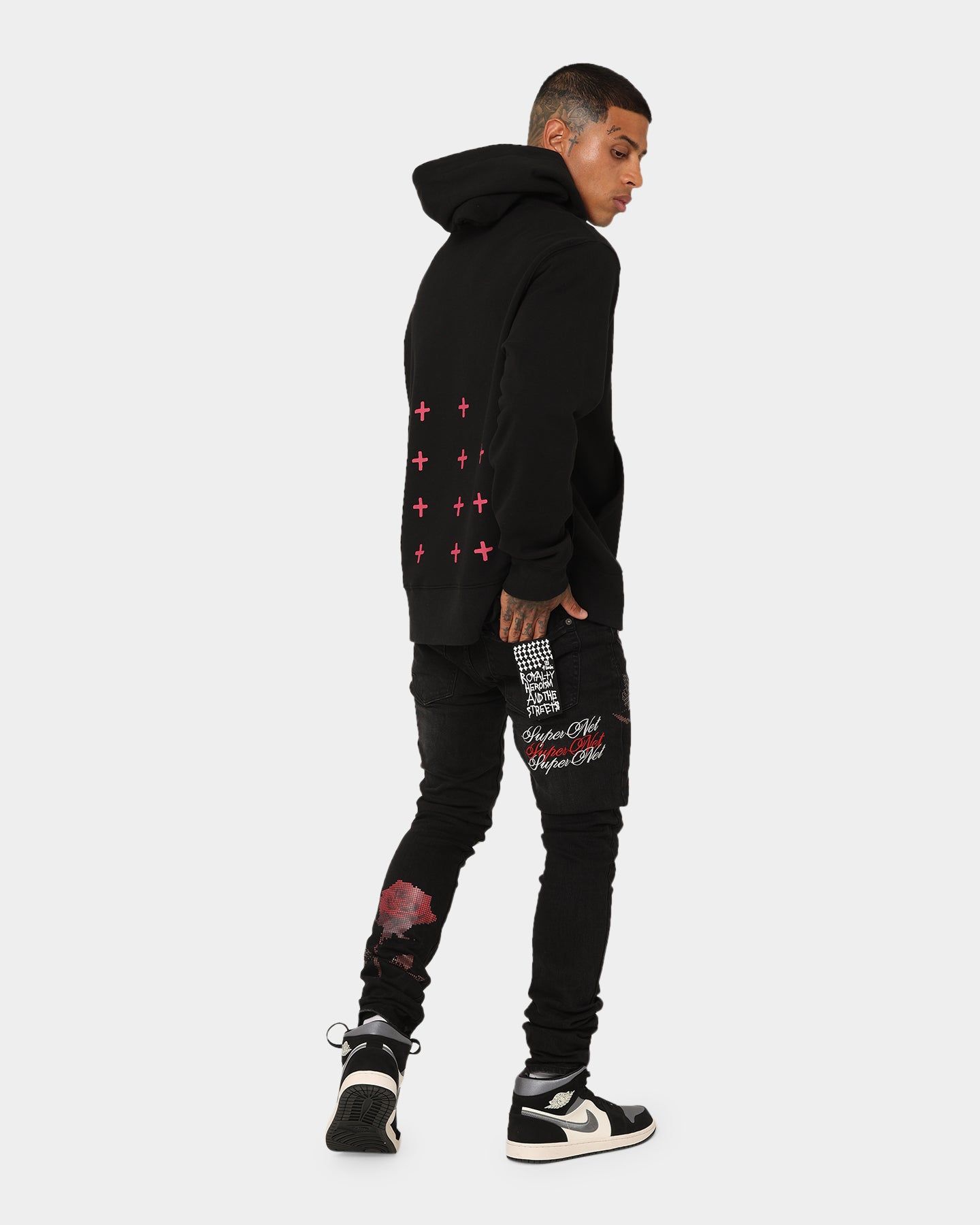 Ksubi Pixel Flower Kash Hoodie Jet Black sold by Culture Kings product image thumbnail 8