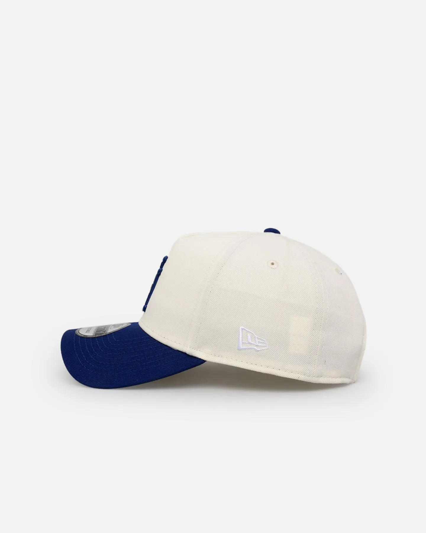 New Era Los Angeles Dodgers 'Upside Down LA Logo' 9FORTY A-Frame Snapback Chrome/Dark Royal sold by Culture Kings product image thumbnail 4