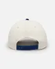 New Era Los Angeles Dodgers 'Upside Down LA Logo' 9FORTY A-Frame Snapback Chrome/Dark Royal sold by Culture Kings