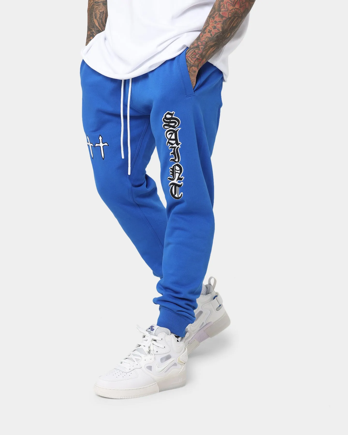 Saint Morta Fallen Sweatpants Royal sold by Culture Kings
