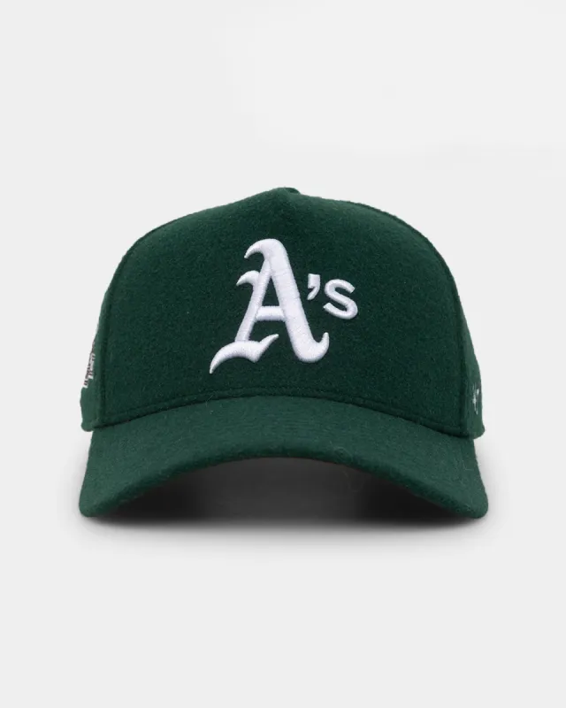47 Brand Oakland Athletics Cliffside Offside DT Snapback Dark Green sold by Culture Kings