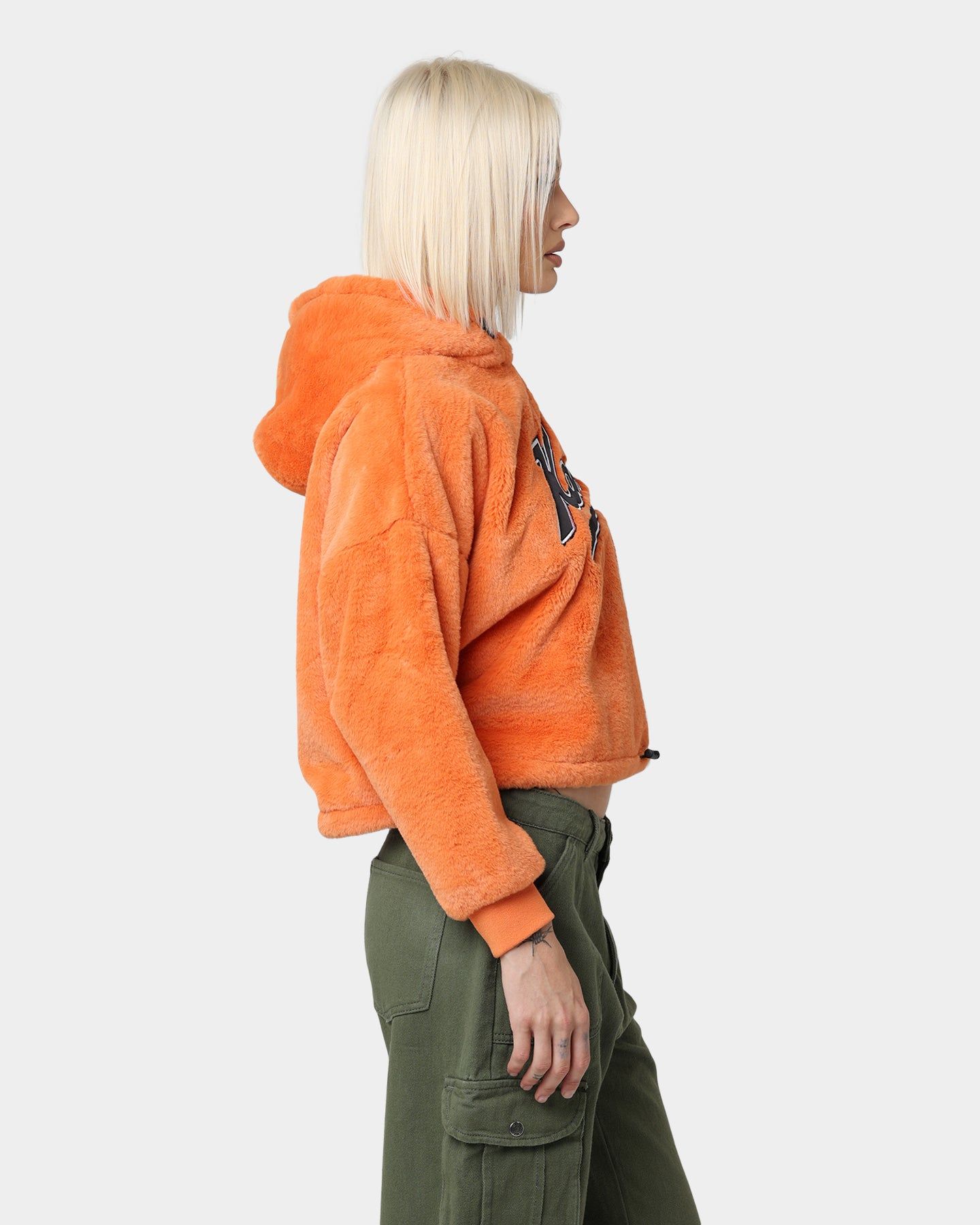 Karl Kani Varsity Plush Oversized Hoodie Orange sold by Culture Kings product image thumbnail 5