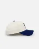 New Era Los Angeles Dodgers 'Upside Down LA Logo' 9FORTY A-Frame Snapback Chrome/Dark Royal sold by Culture Kings