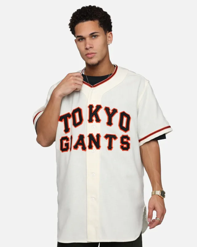 Ebbets Field Flannels Tokyo Kyojin (Giants) 1953 Home Jersey White sold by Culture Kings