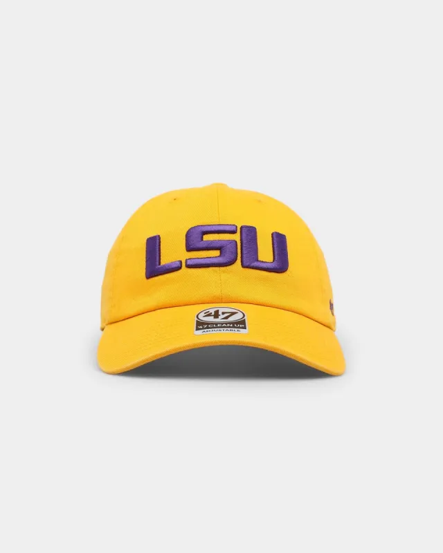 47 Brand Louisiana State Tigers LSU '47 Clean Up Strapback Gold sold by Culture Kings