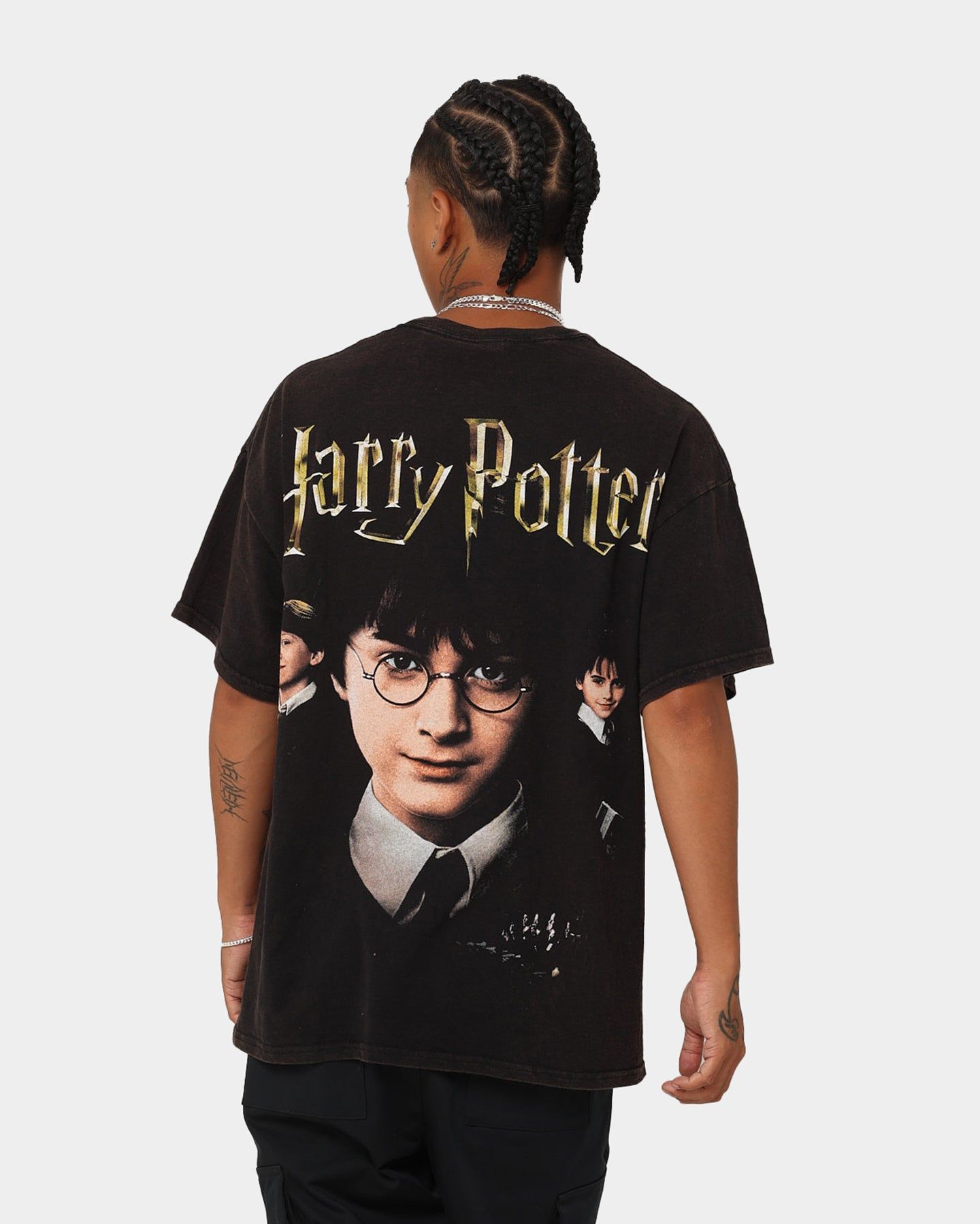 American Thrift X Harry Potter Potter Vintage T-Shirt Black Wash sold by Culture Kings product image thumbnail 2