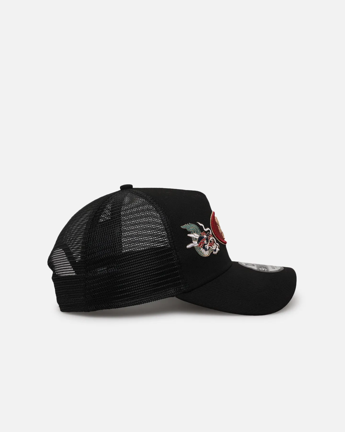 New Era San Francisco 49ers 'Dragon Collection 2.0' 9FORTY A-Frame Trucker Snapback Black sold by Culture Kings product image thumbnail 3