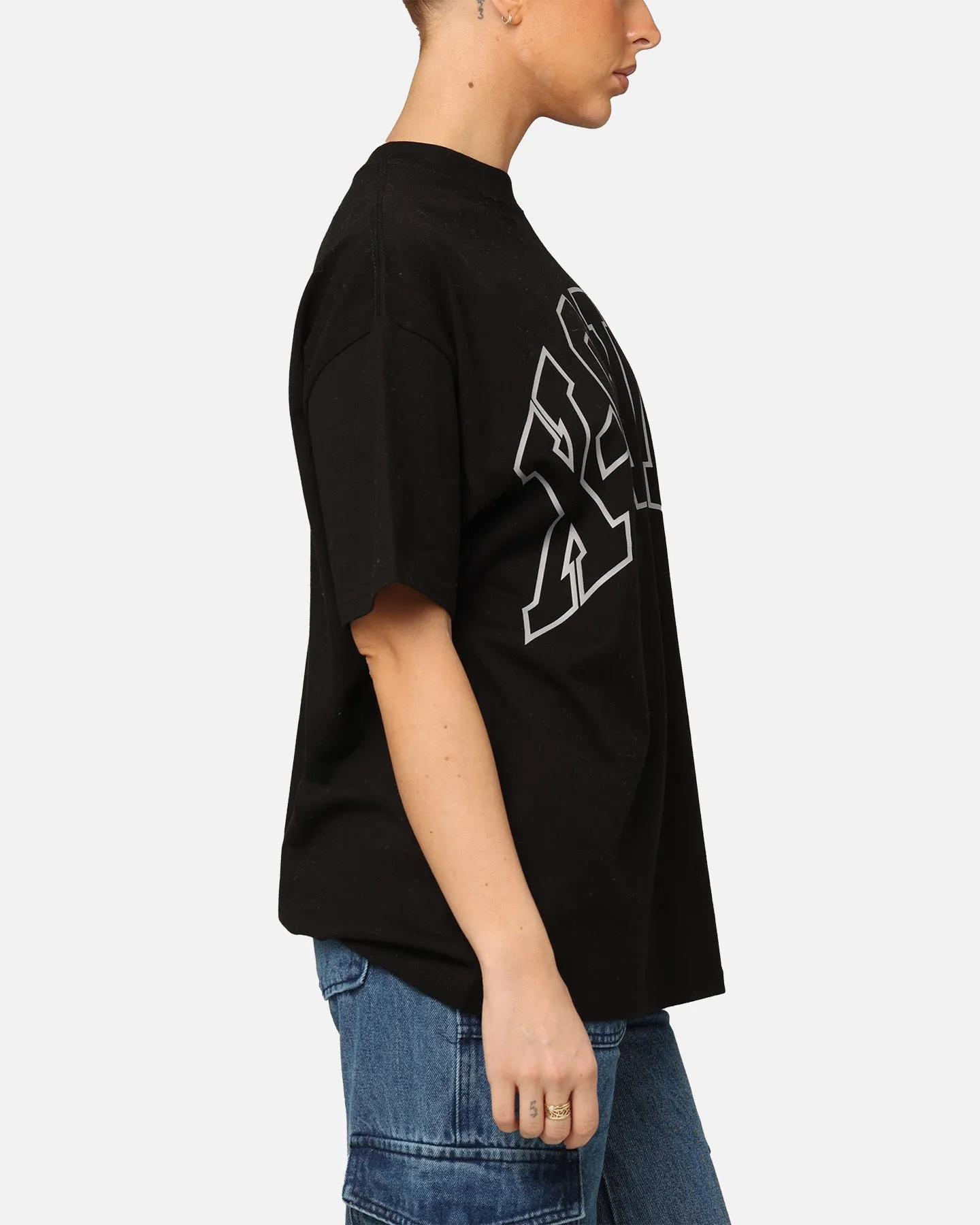 X-Girl Women's College Oversized T-Shirt Black sold by Culture Kings product image thumbnail 4