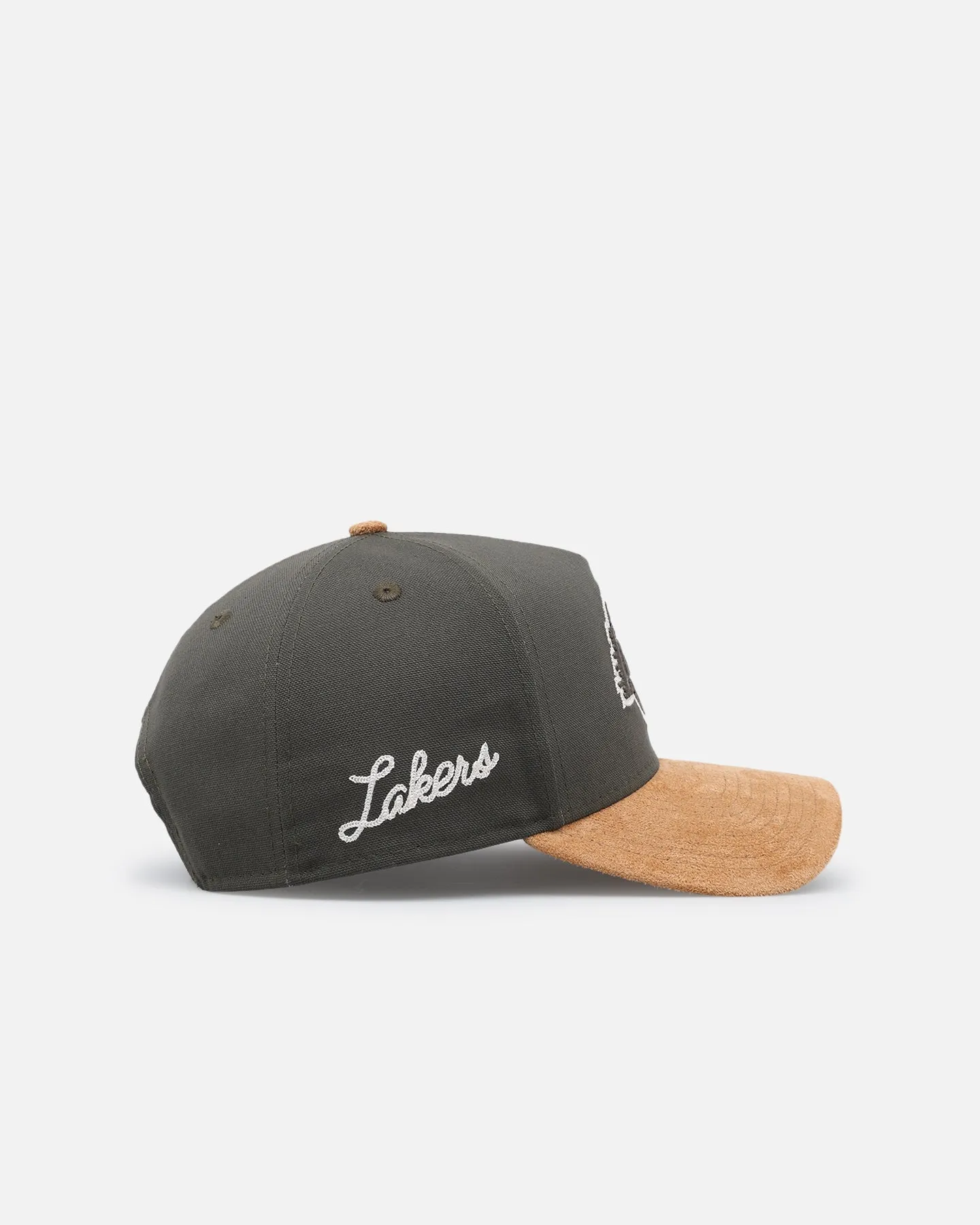 New Era Los Angeles Lakers 'Moss Canvas Wheat' 9FORTY A-Frame Snapback Moss Canvas/Ivory sold by Culture Kings product image thumbnail 4