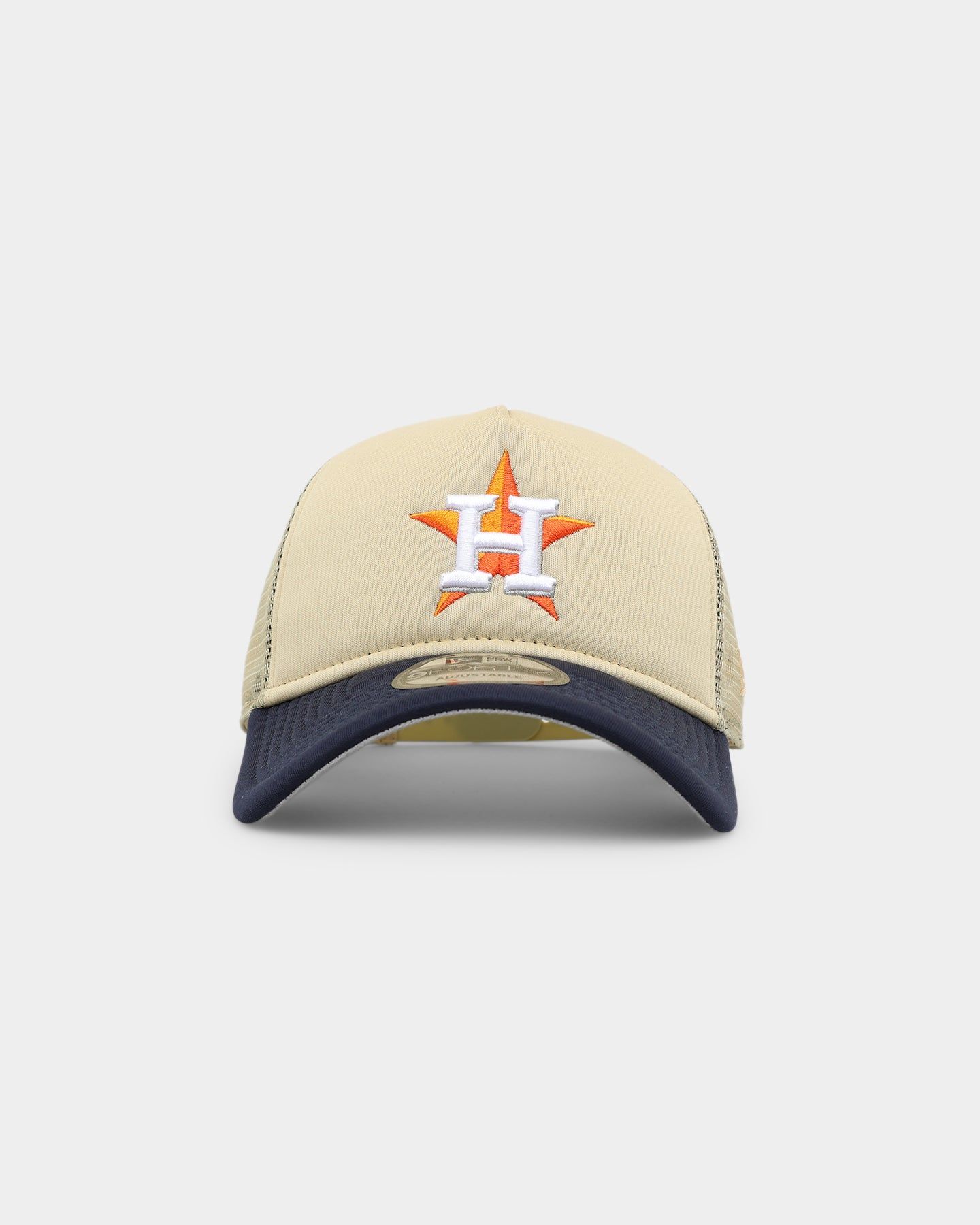 New Era Houston Astros All Day 9FORTY A-Frame Snapback Vegas Gold sold by Culture Kings