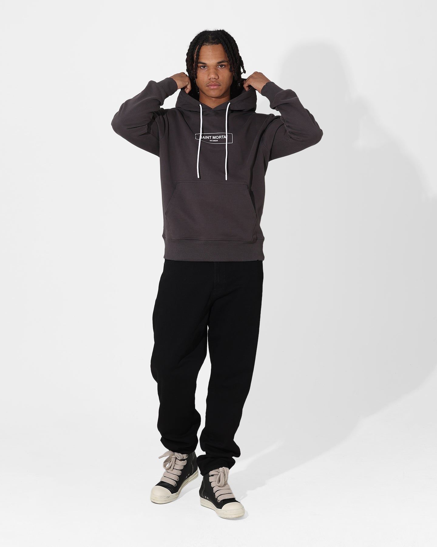 Saint Morta Alpha Hoodie Washed Black sold by Culture Kings product image thumbnail 2