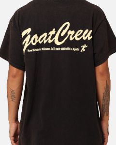 Goat Crew GC Athlete T-Shirt Washed Black sold by Culture Kings