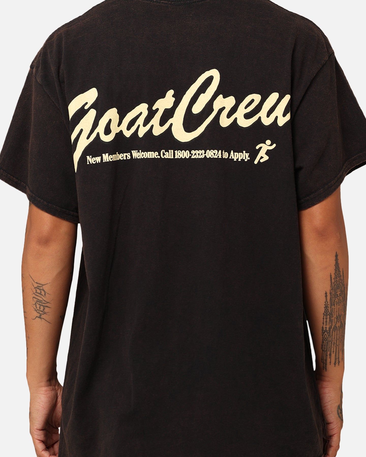 Goat Crew GC Athlete T-Shirt Washed Black sold by Culture Kings product image thumbnail 5