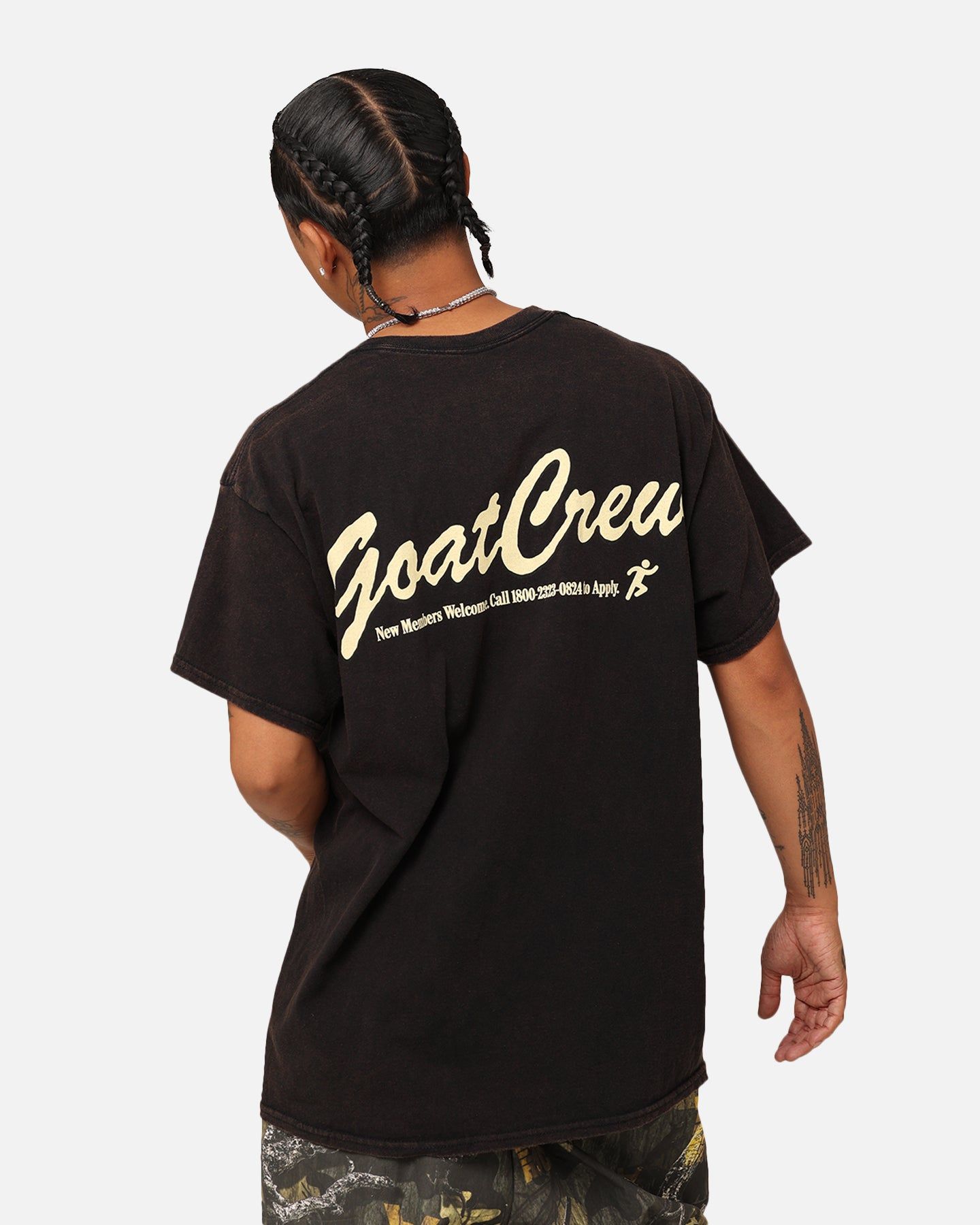 Goat Crew GC Athlete T-Shirt Washed Black sold by Culture Kings product image thumbnail 2