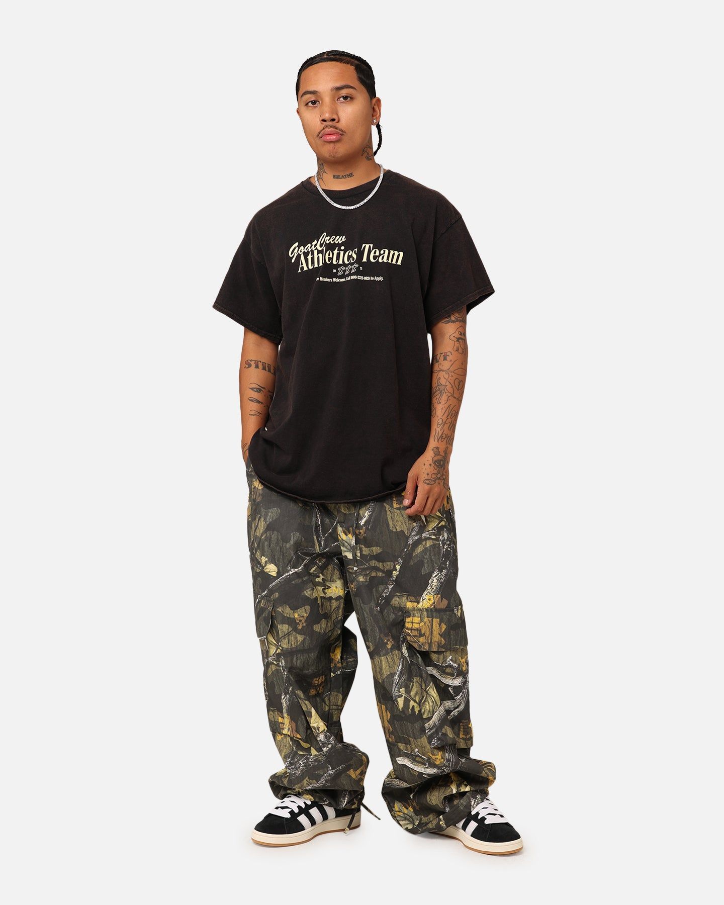 Goat Crew GC Athlete T-Shirt Washed Black sold by Culture Kings product image thumbnail 3