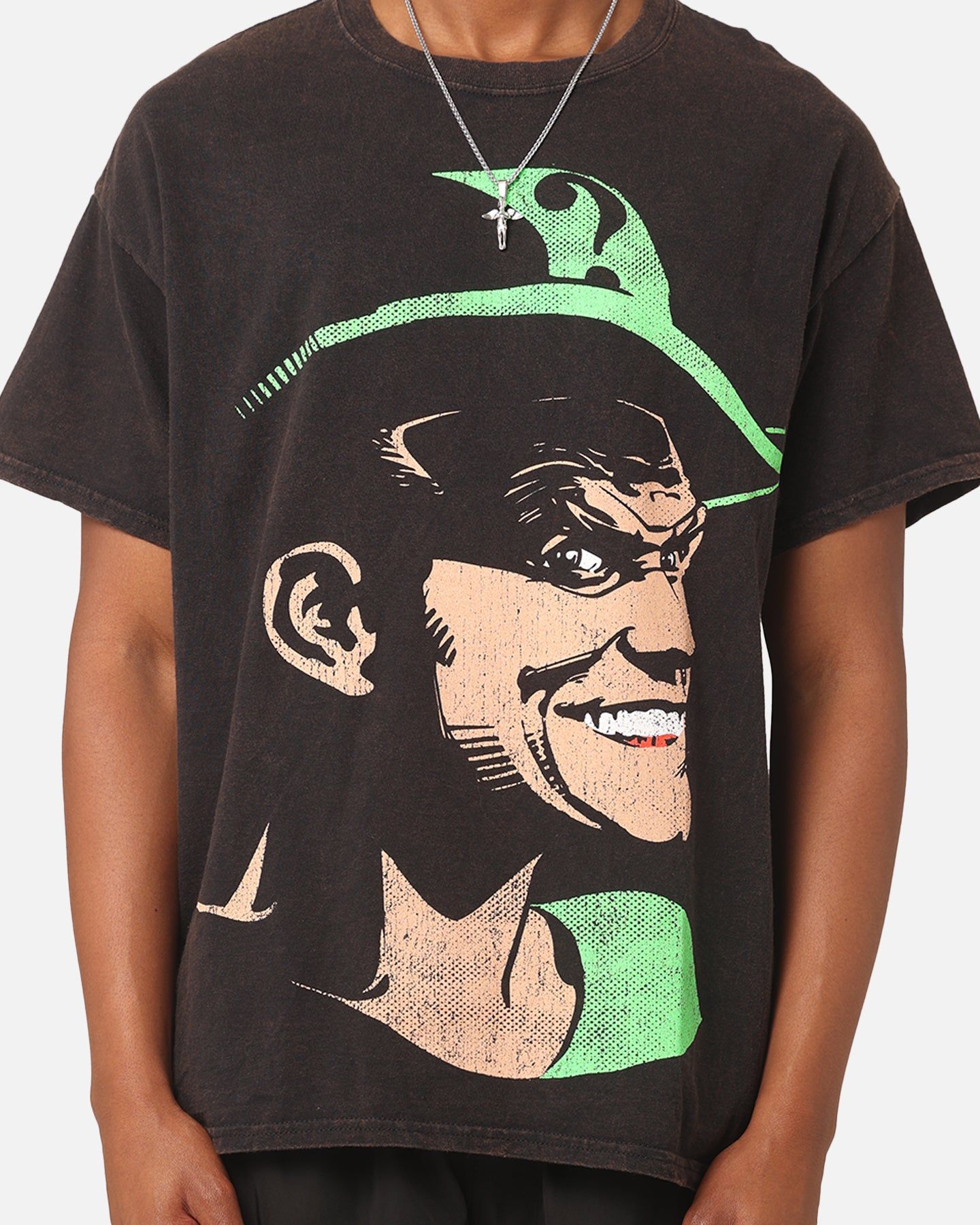 Goat Crew X DC Batman The Riddler Vintage T-Shirt Black Wash sold by Culture Kings product image thumbnail 4