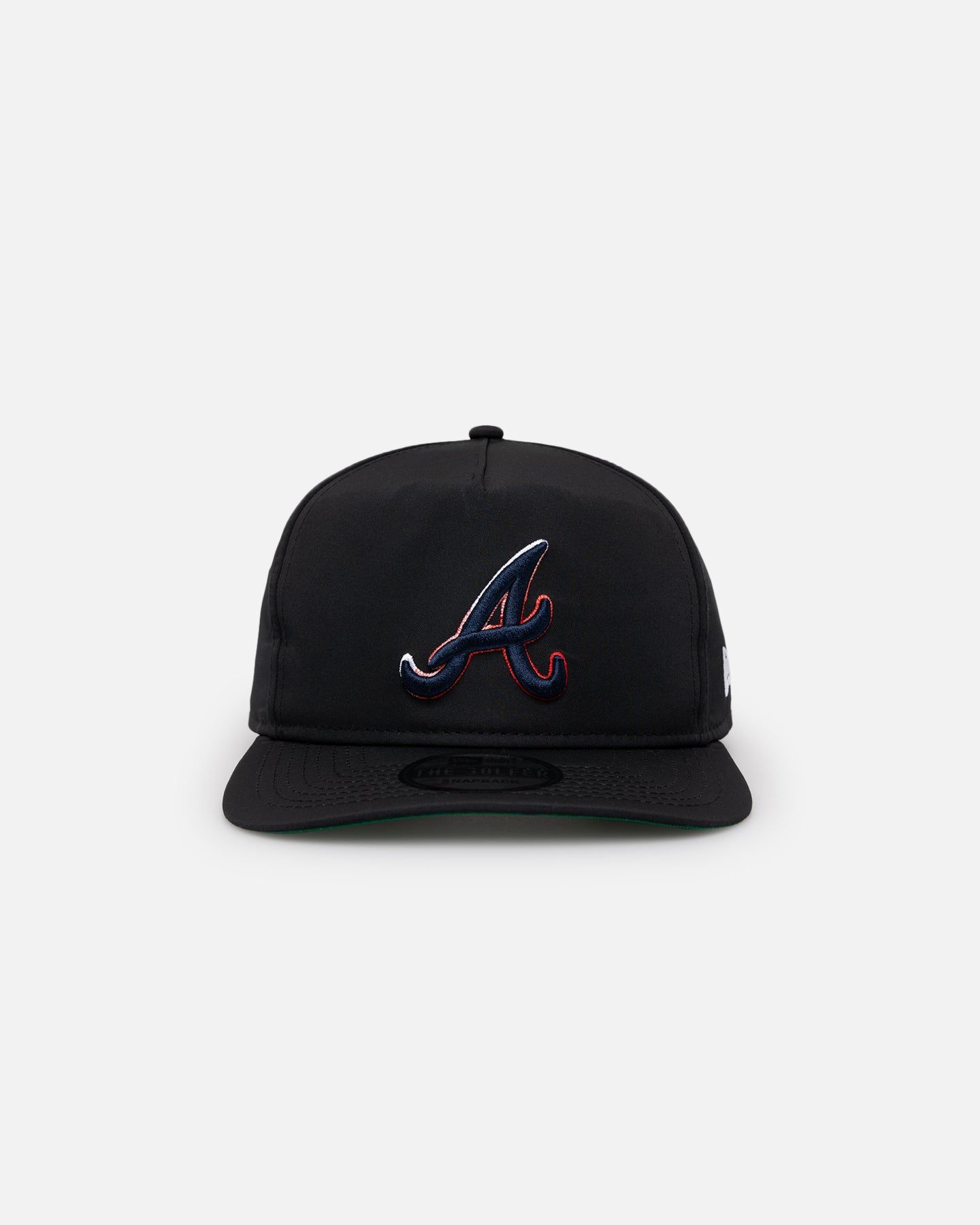 New Era Atlanta Braves Golfer Pre-Curved Snapback Black/OTC sold by Culture Kings