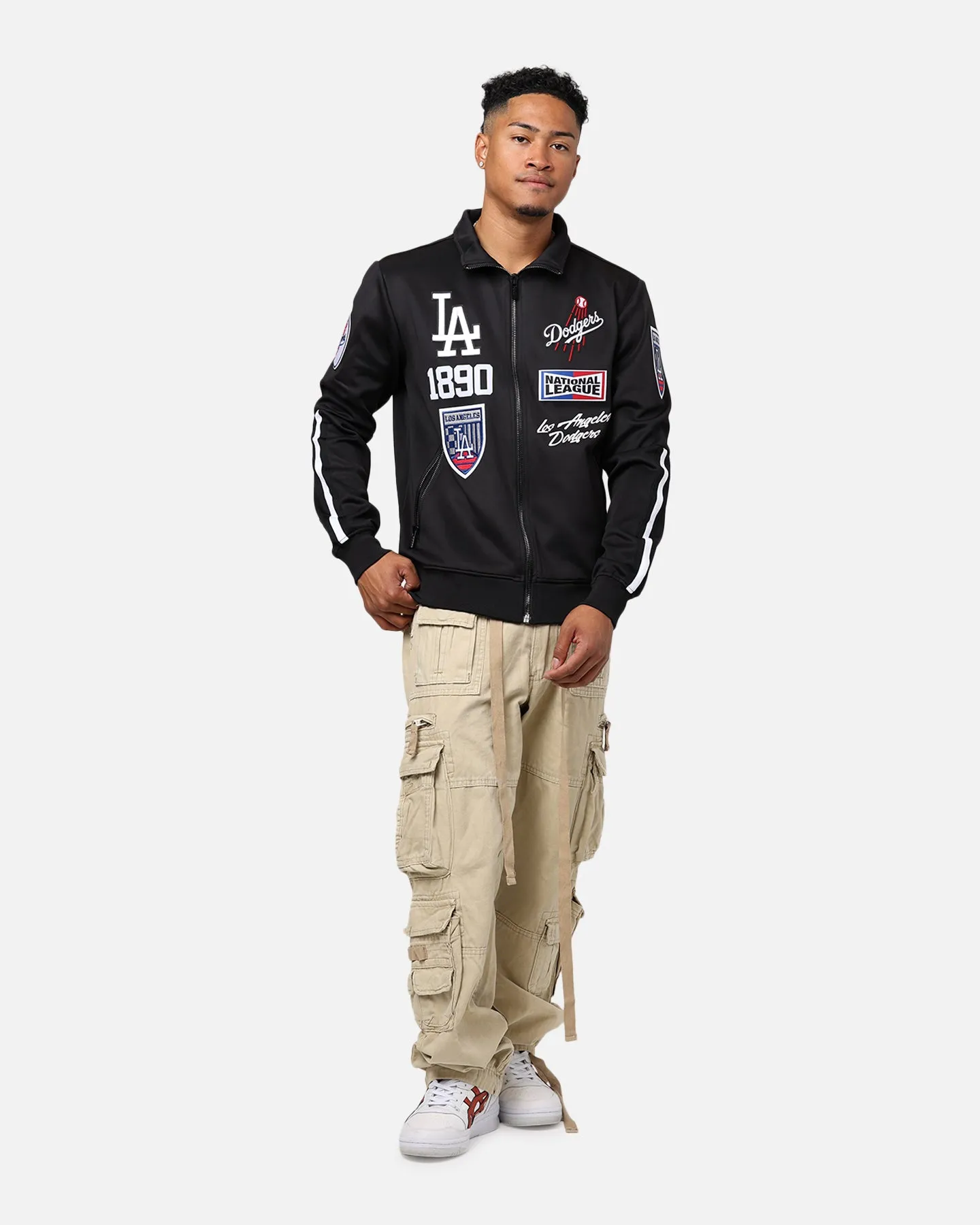 Pro Standard Los Angeles Dodgers Fast Lane Track Jacket Black sold by Culture Kings product image thumbnail 3