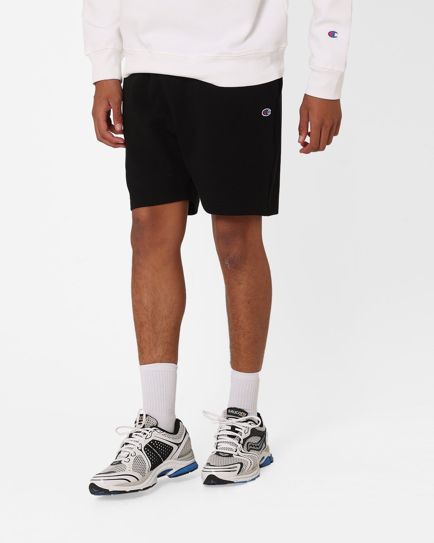 Champion Rochester Base Shorts Black sold by Culture Kings