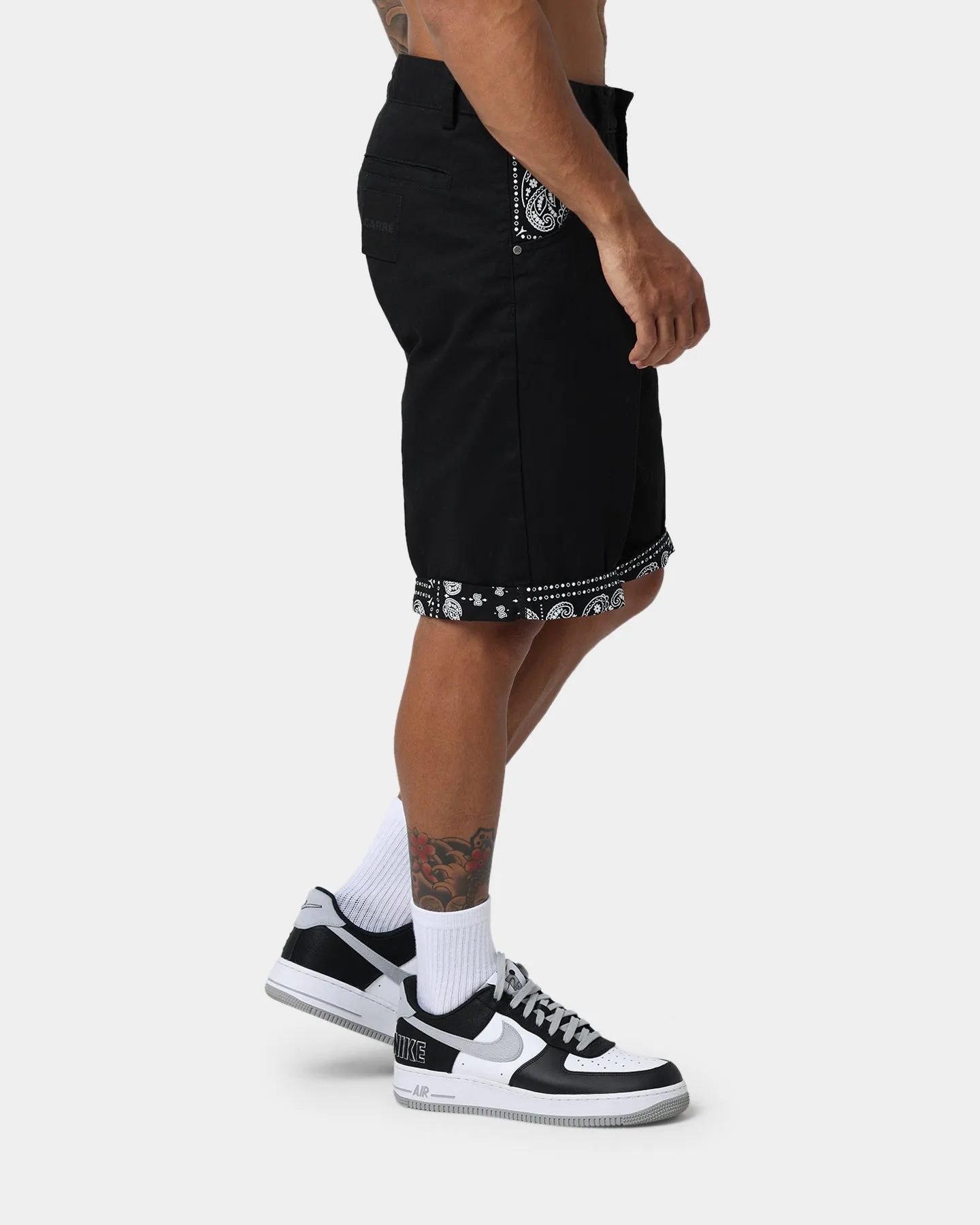 Carre Bandana Ultra Chino Shorts Black sold by Culture Kings product image thumbnail 5