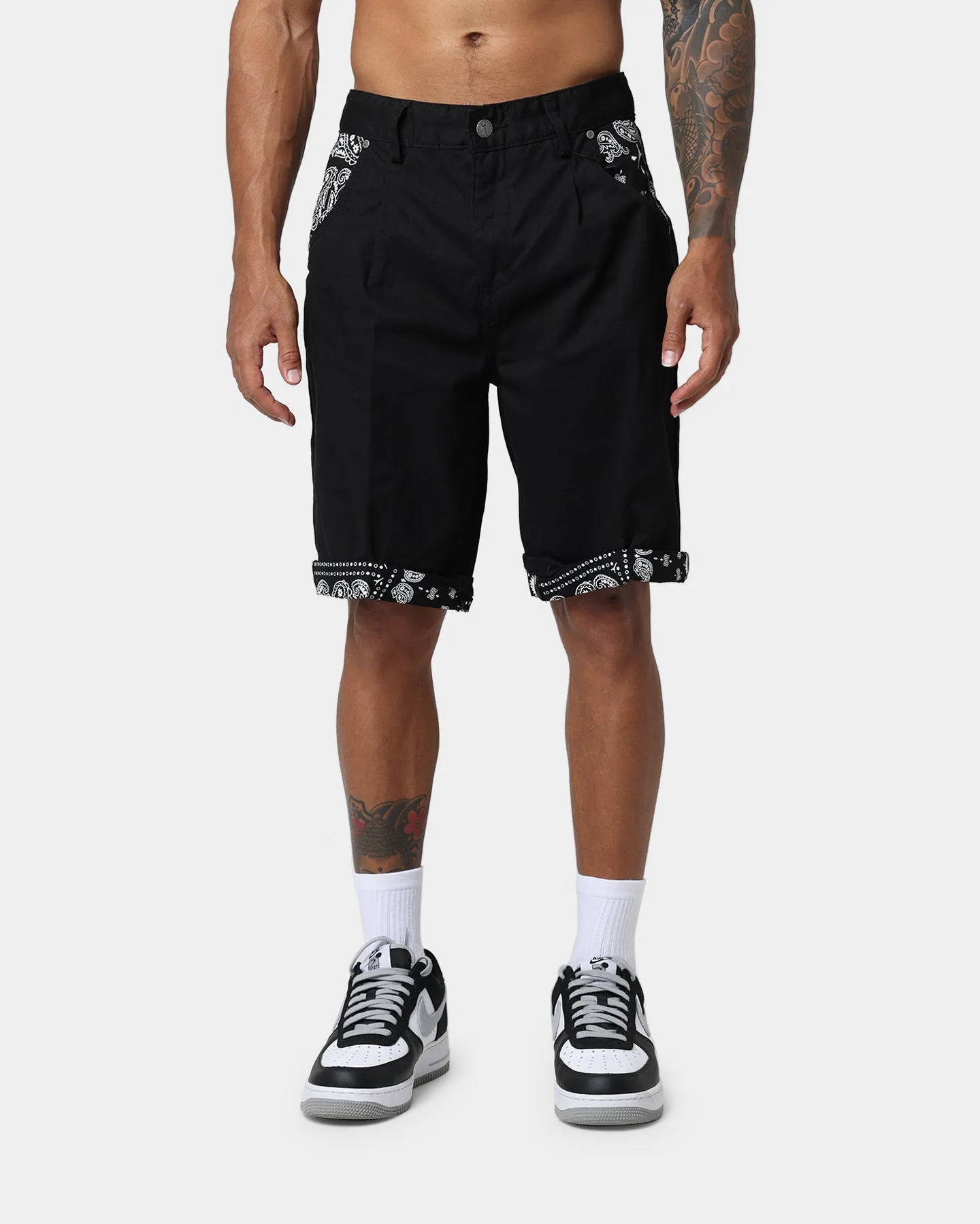 Carre Bandana Ultra Chino Shorts Black sold by Culture Kings product image thumbnail 3