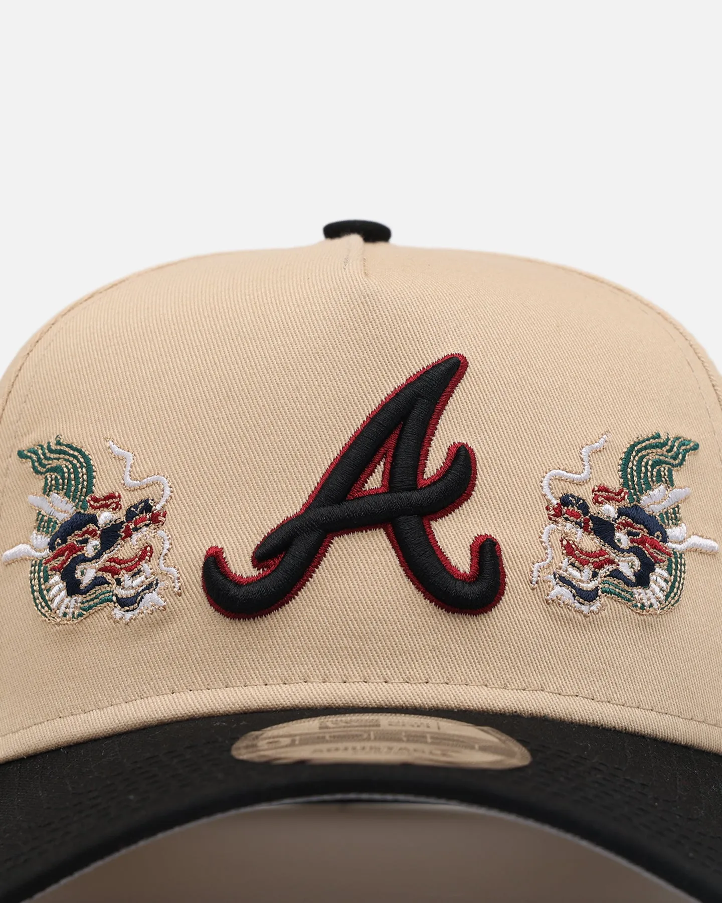 New Era Atlanta Braves 'Dragon Collection 2.0' 9FORTY A-Frame Snapback Black/Oak sold by Culture Kings product image thumbnail 5