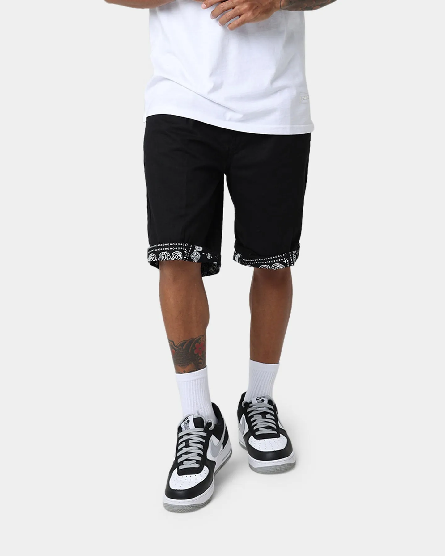 Carre Bandana Ultra Chino Shorts Black sold by Culture Kings