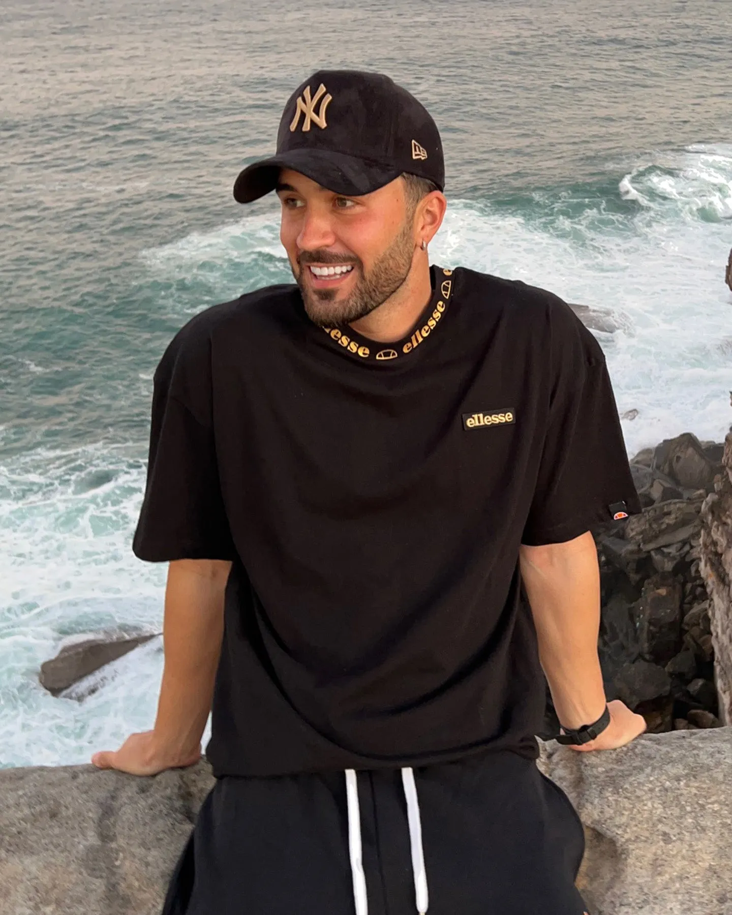 Ellesse Fleck T-Shirt Black sold by Culture Kings product image thumbnail 3